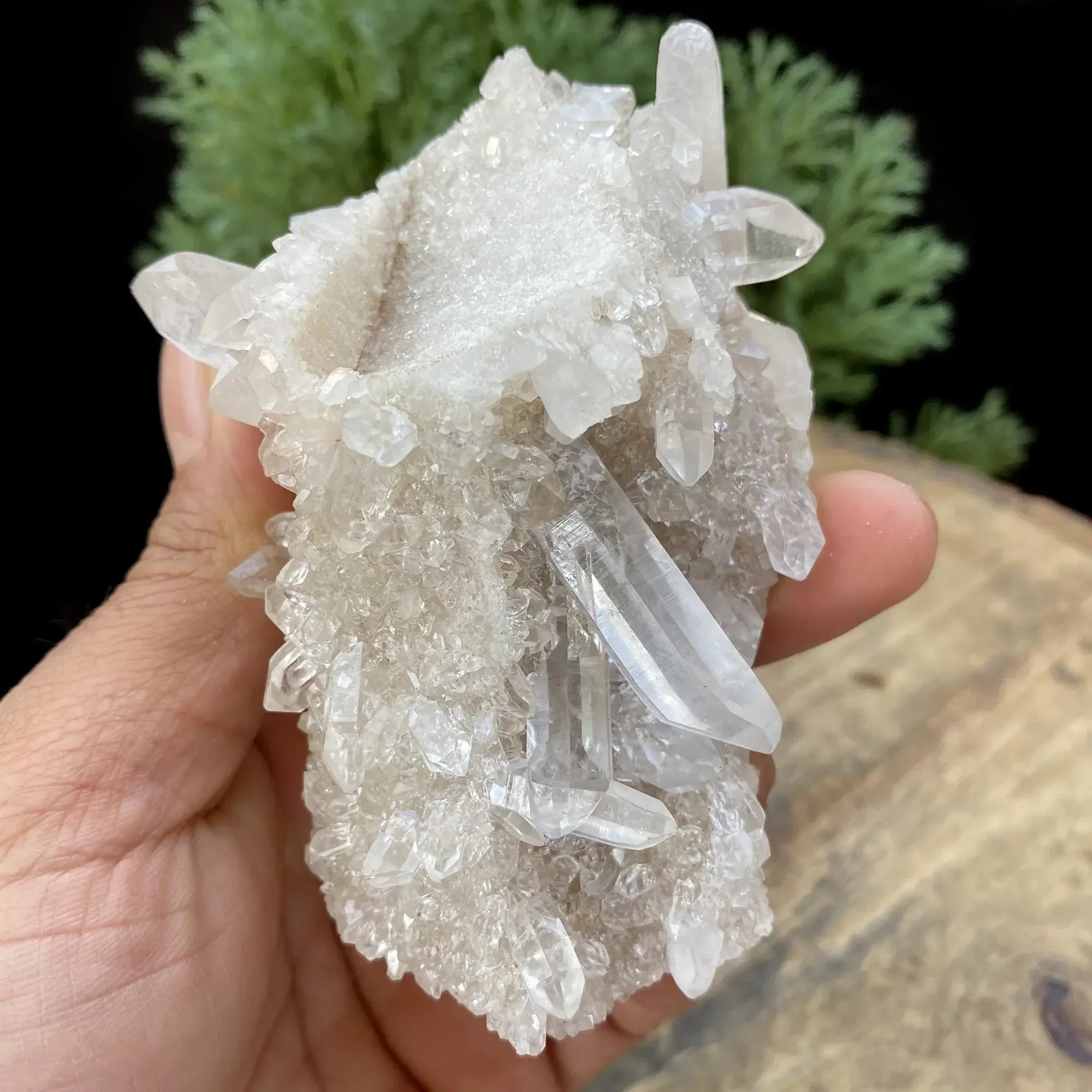 Natural Himalayan White Quartz Cluster 250g Himalayan Quartz