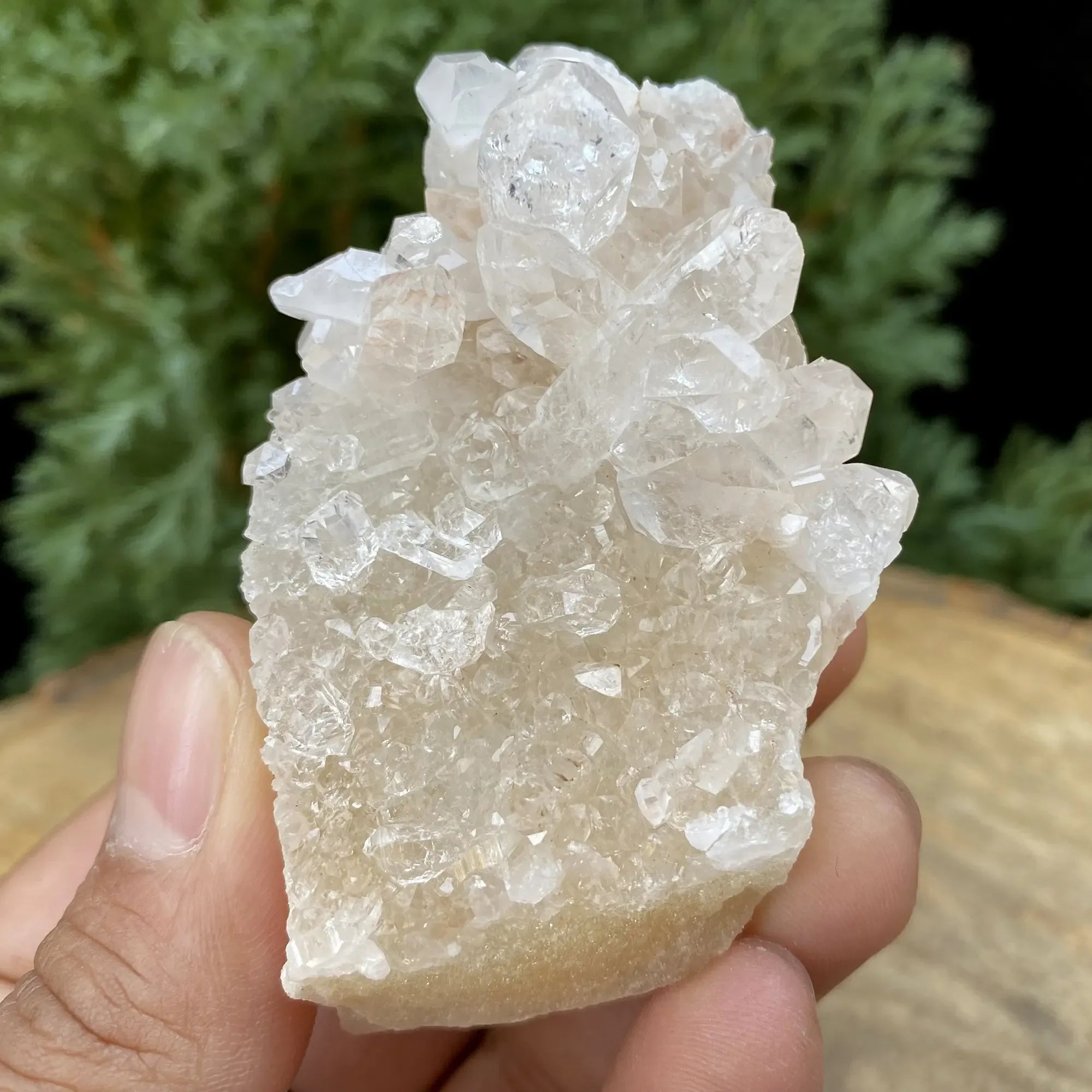 Natural Himalayan Pink & White Quartz Cluster 105g – PNQ-618 - Himalya Quartz