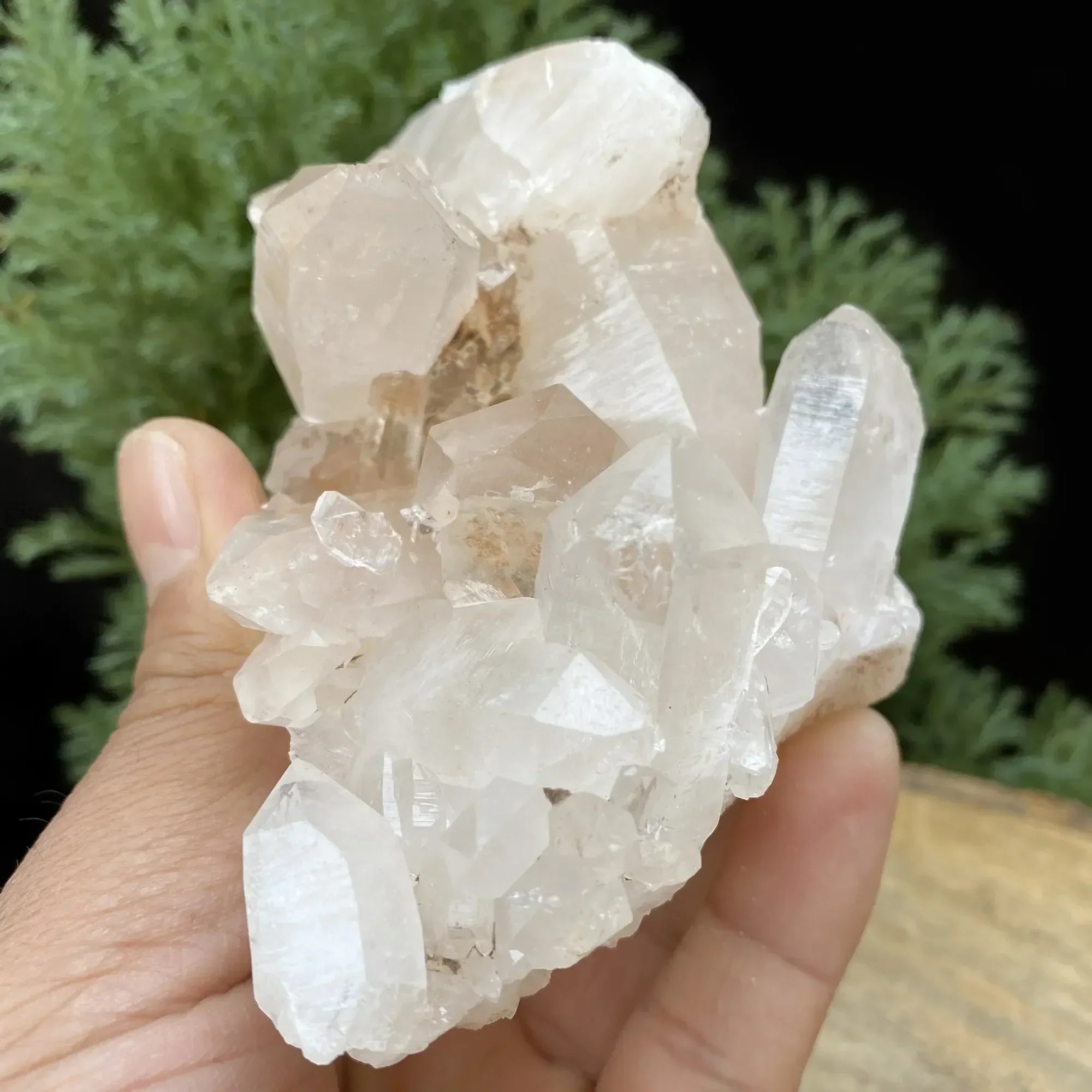 Natural Himalayan Pink Quartz Cluster 365g Himalayan Quartz