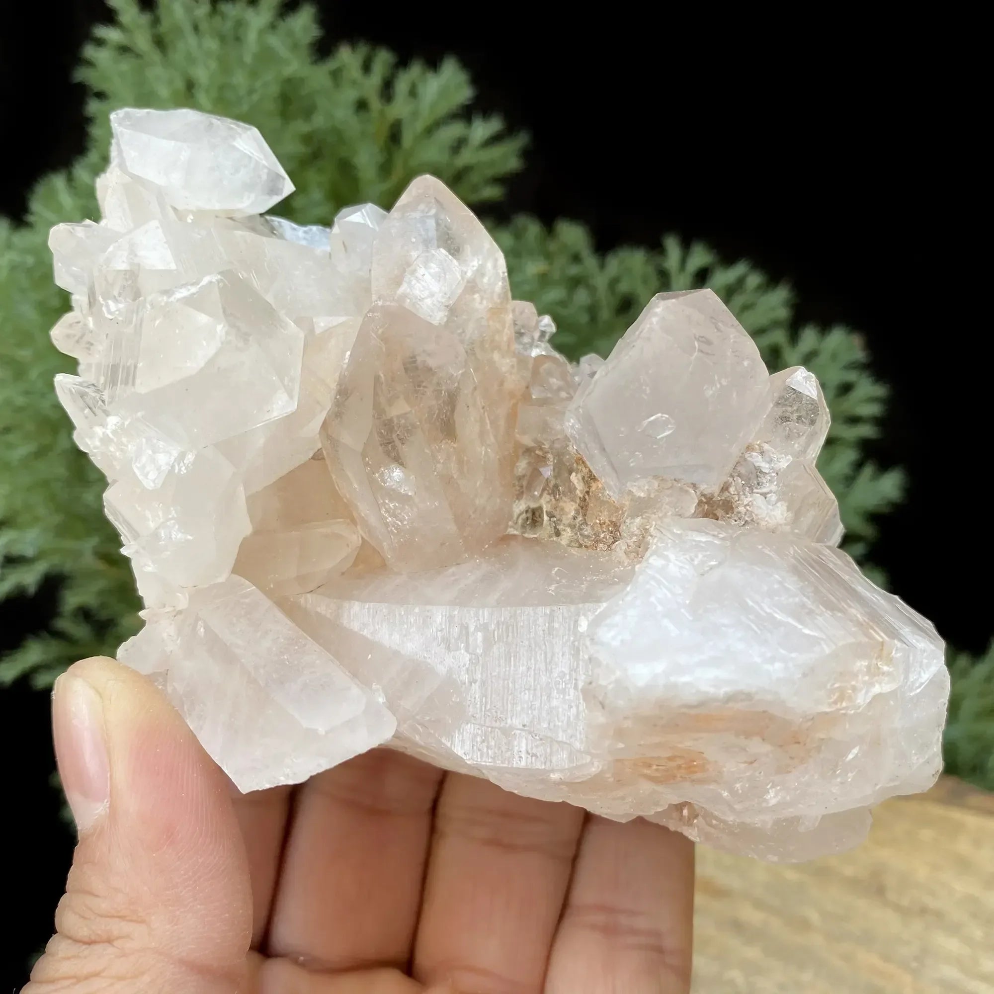 Natural Himalayan Pink Quartz Cluster 365g Himalayan Quartz