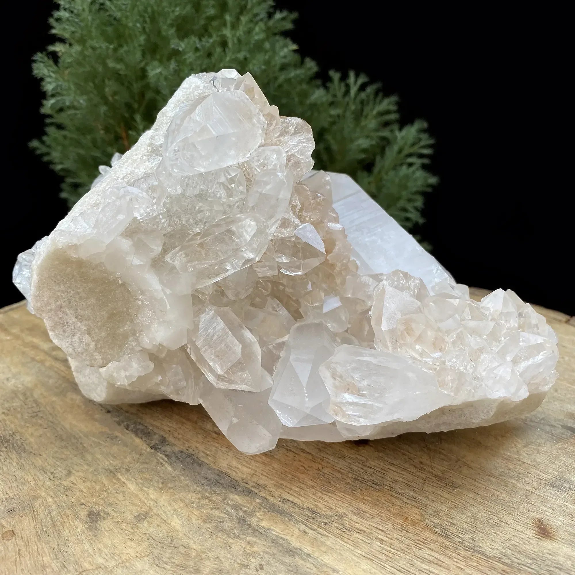 Natural Himalayan Pink & White Quartz Cluster 1905g Himalayan Quartz