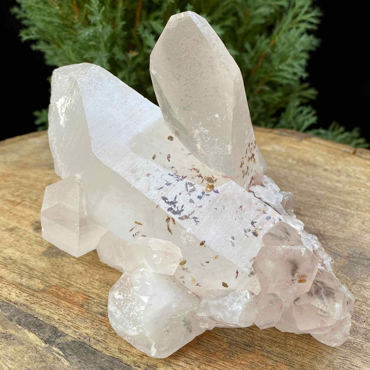 Natural Himalayan White Quartz Cluster 790g