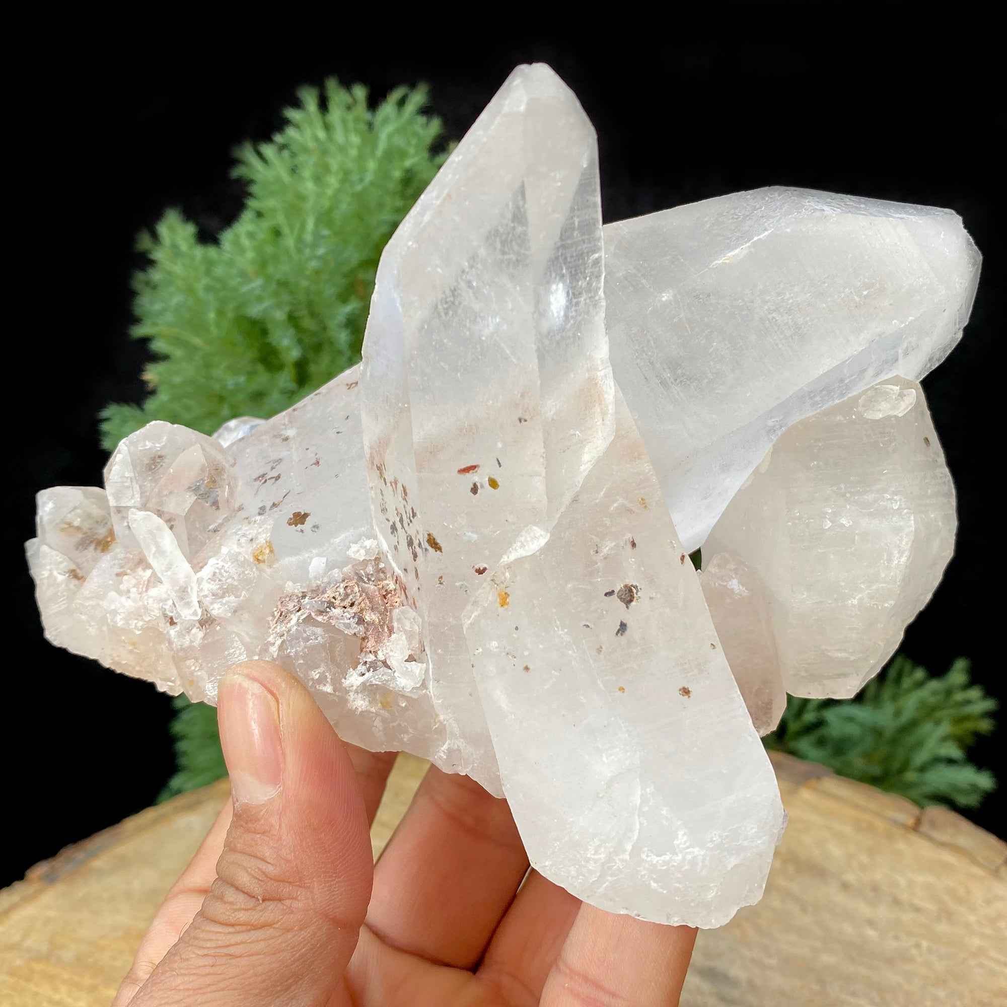 Natural Himalayan White Quartz Cluster 790g