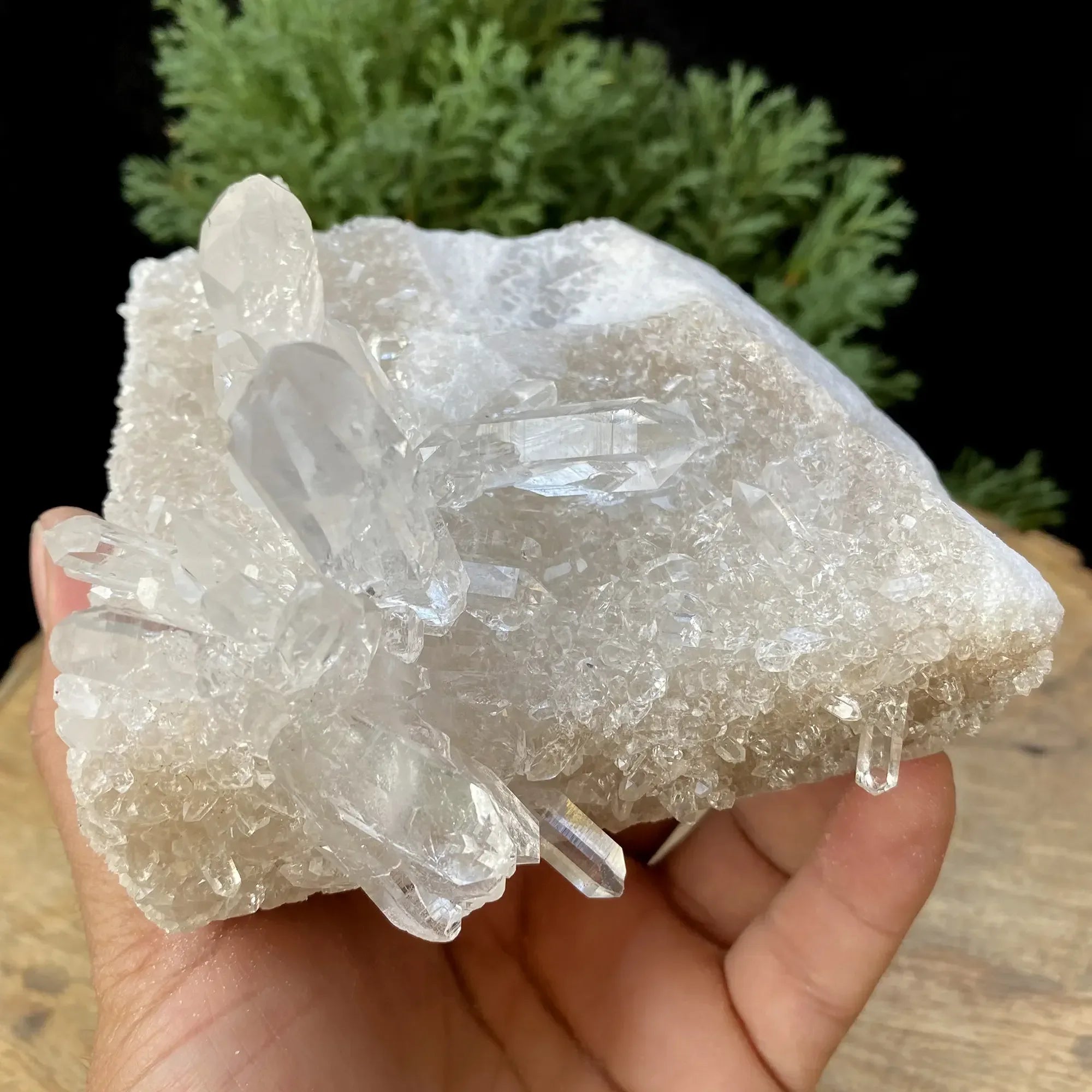 Natural Himalayan White Quartz Cluster 935g Himalayan Quartz