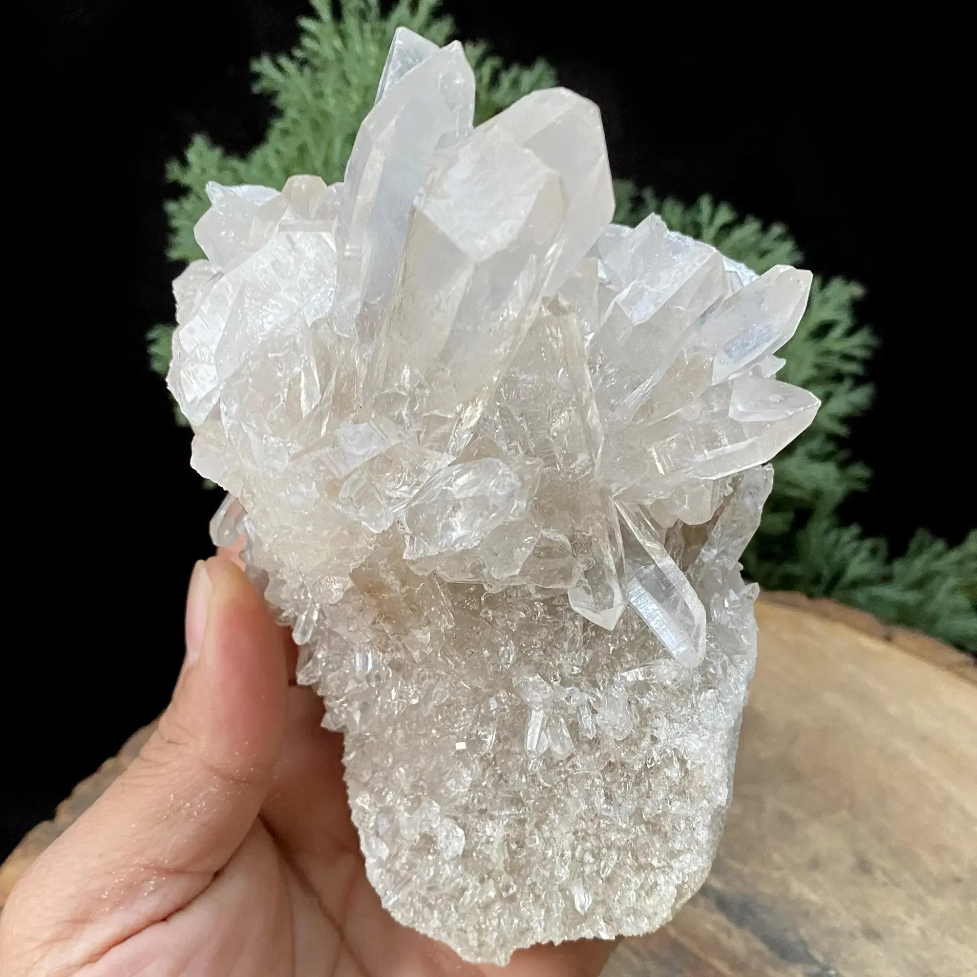 Natural Himalayan White Quartz Cluster 945g Himalayan Quartz