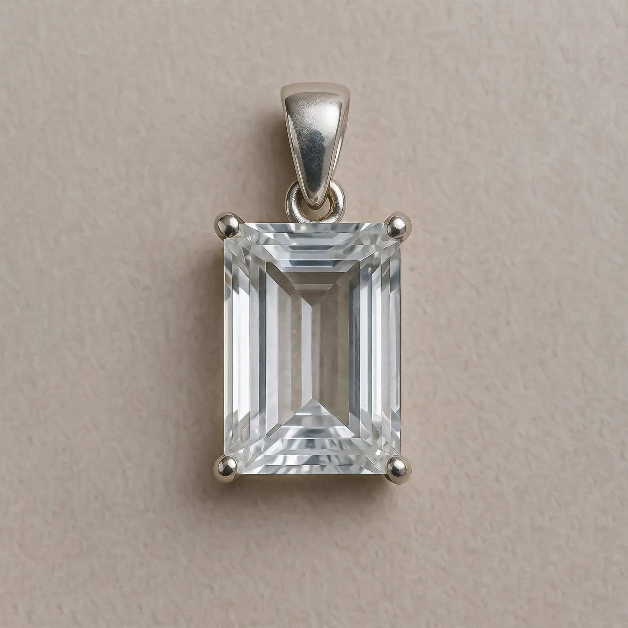 Sterling Silver Petalite Pendant: Handmade Boho Healing Crystal Necklace - Himalya Quartz