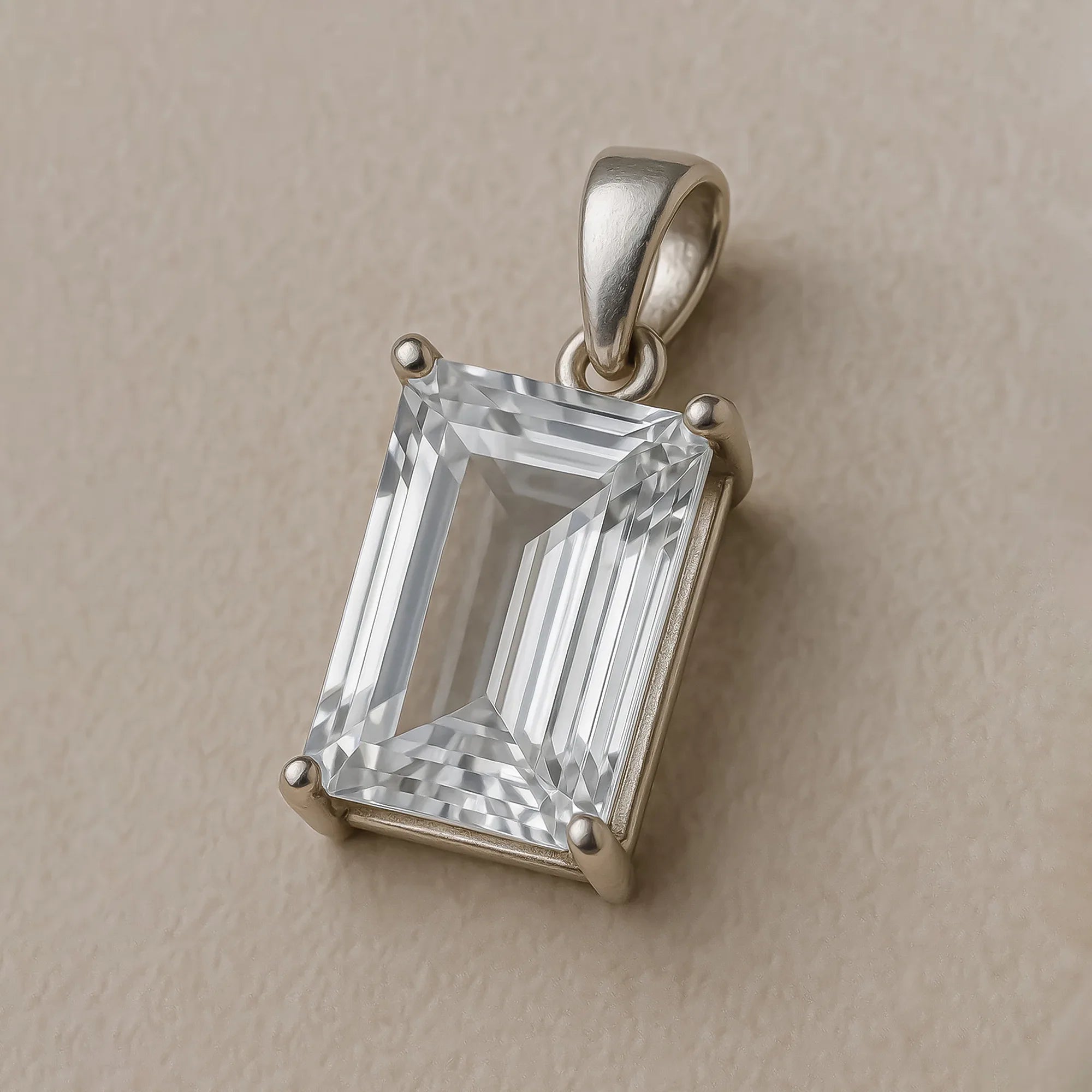 Handcrafted Petalite Pendant Necklace: 925 Sterling Silver Boho Jewelry - Himalya Quartz