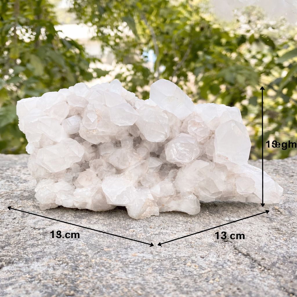 1420g Himalayan Pink Quartz Cluster Natural Mineral Collector Piece