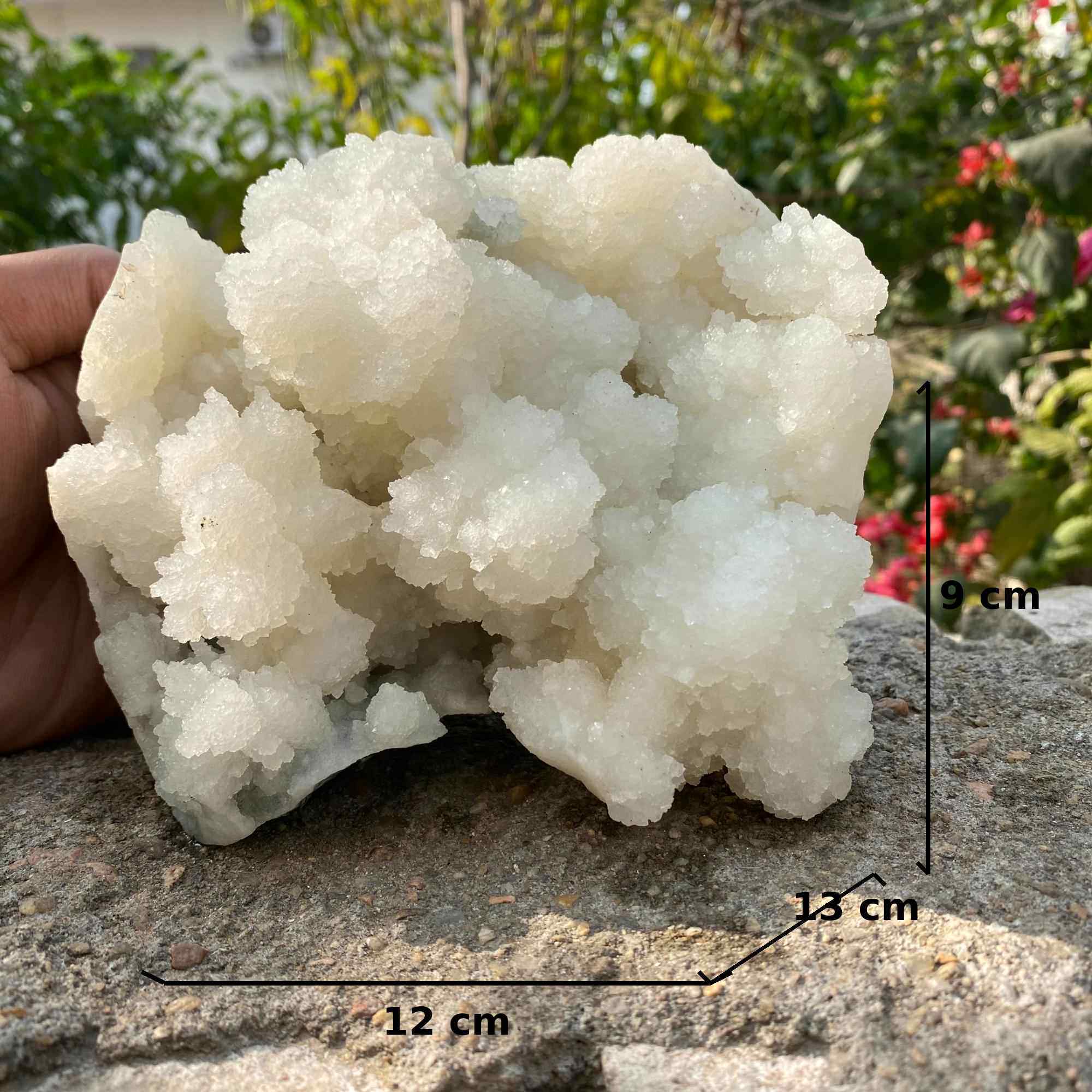 Natural Chalcedony Crystal Cluster 1655g