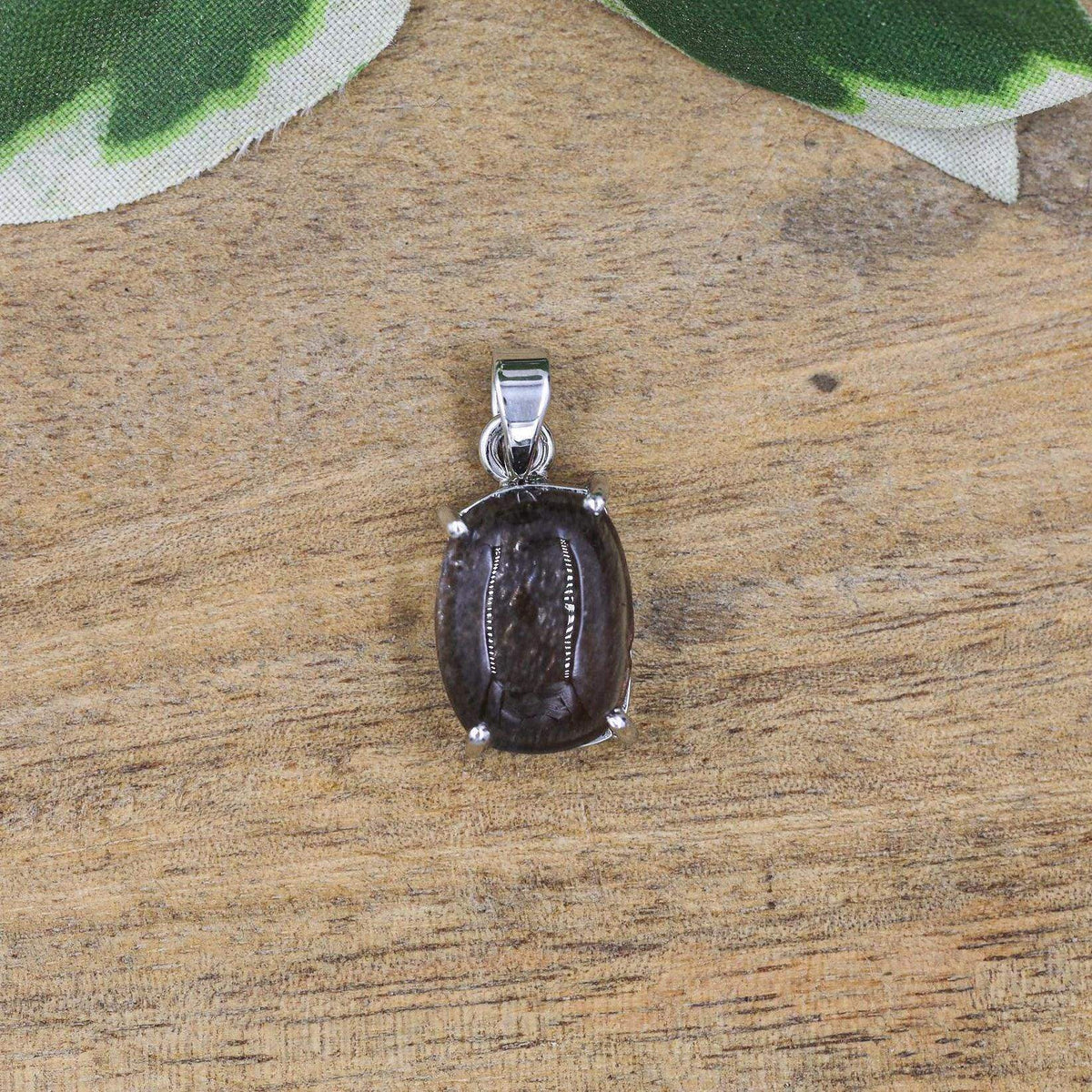 Cacoxenite in Amethyst Pendant: Super Seven 925 Sterling Silver