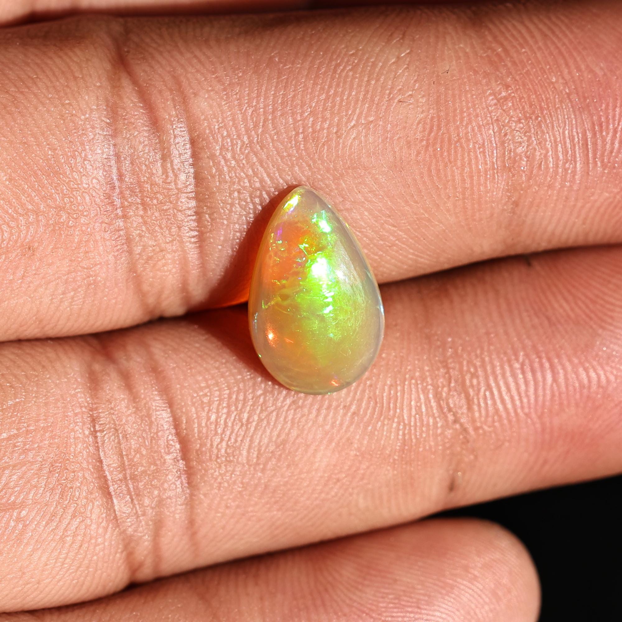 Natural Opal Gemstone 2.35 Carat October Birthstone Healing Crystal Gift