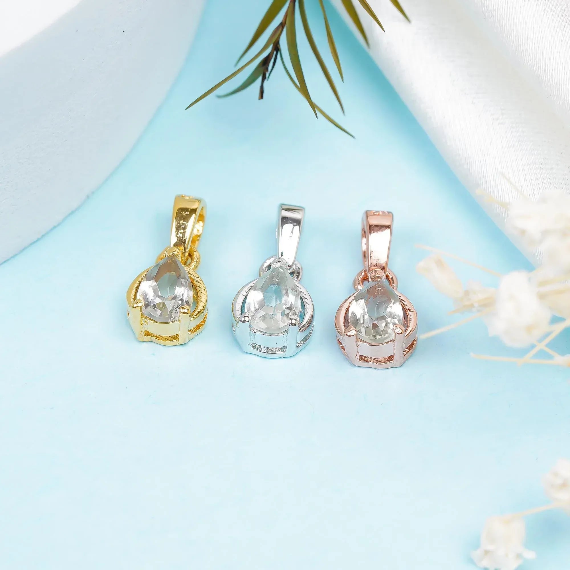 Pear Cut Green Amethyst Pendant: Sterling Silver Birthstone Jewelry Jewelry