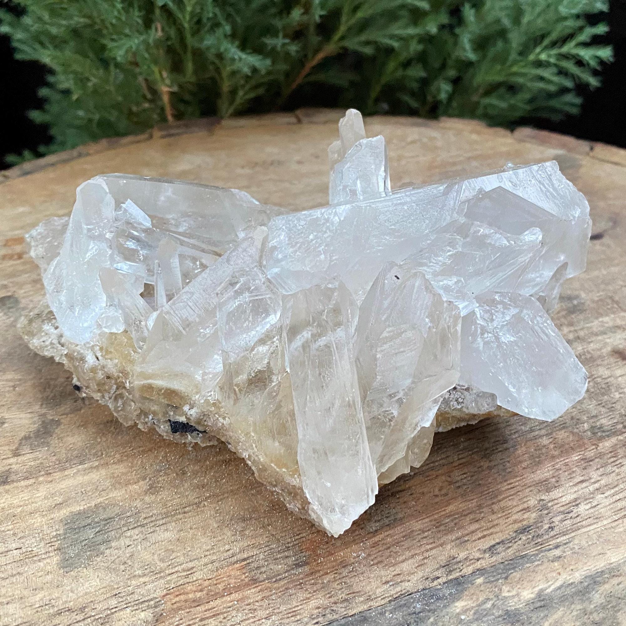 Golden Healer Quartz Crystal: Raw Yellow Mineral Specimen, Home Decor 395gm