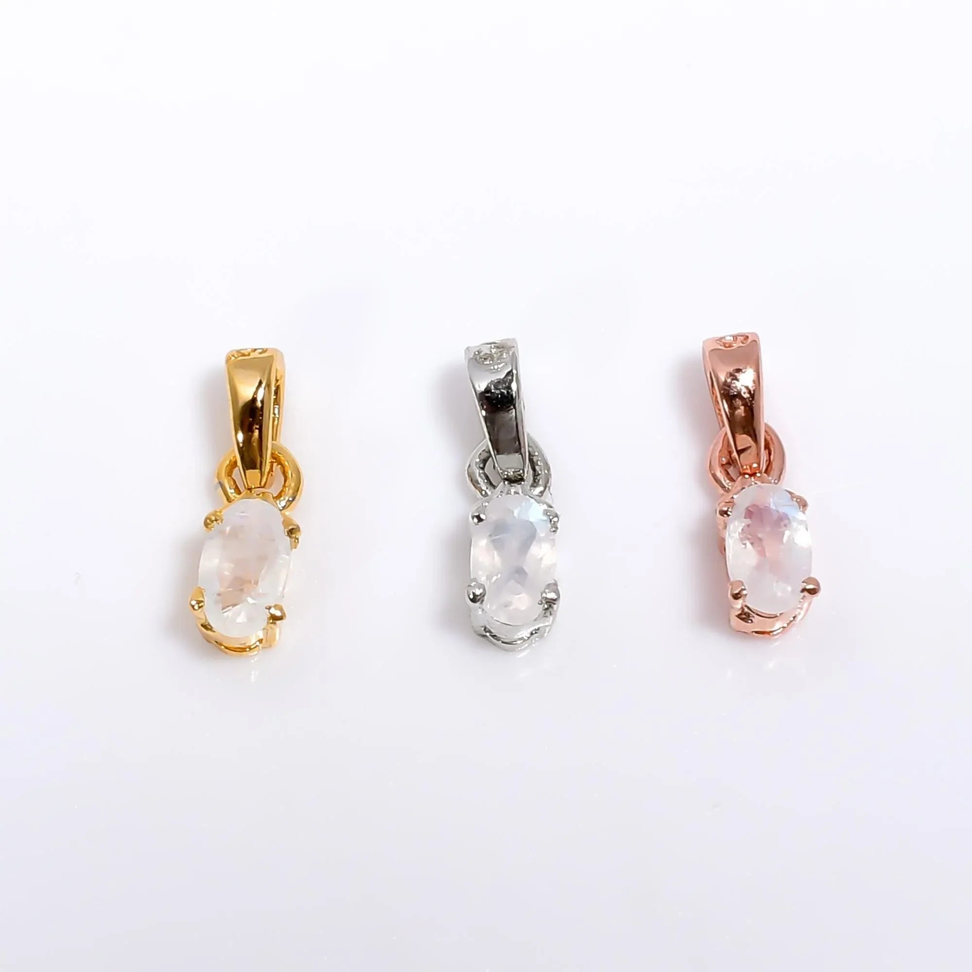 Handmade Oval Moonstone Pendant: 925 Sterling Silver Fine Jewelry - Himalya Quartz