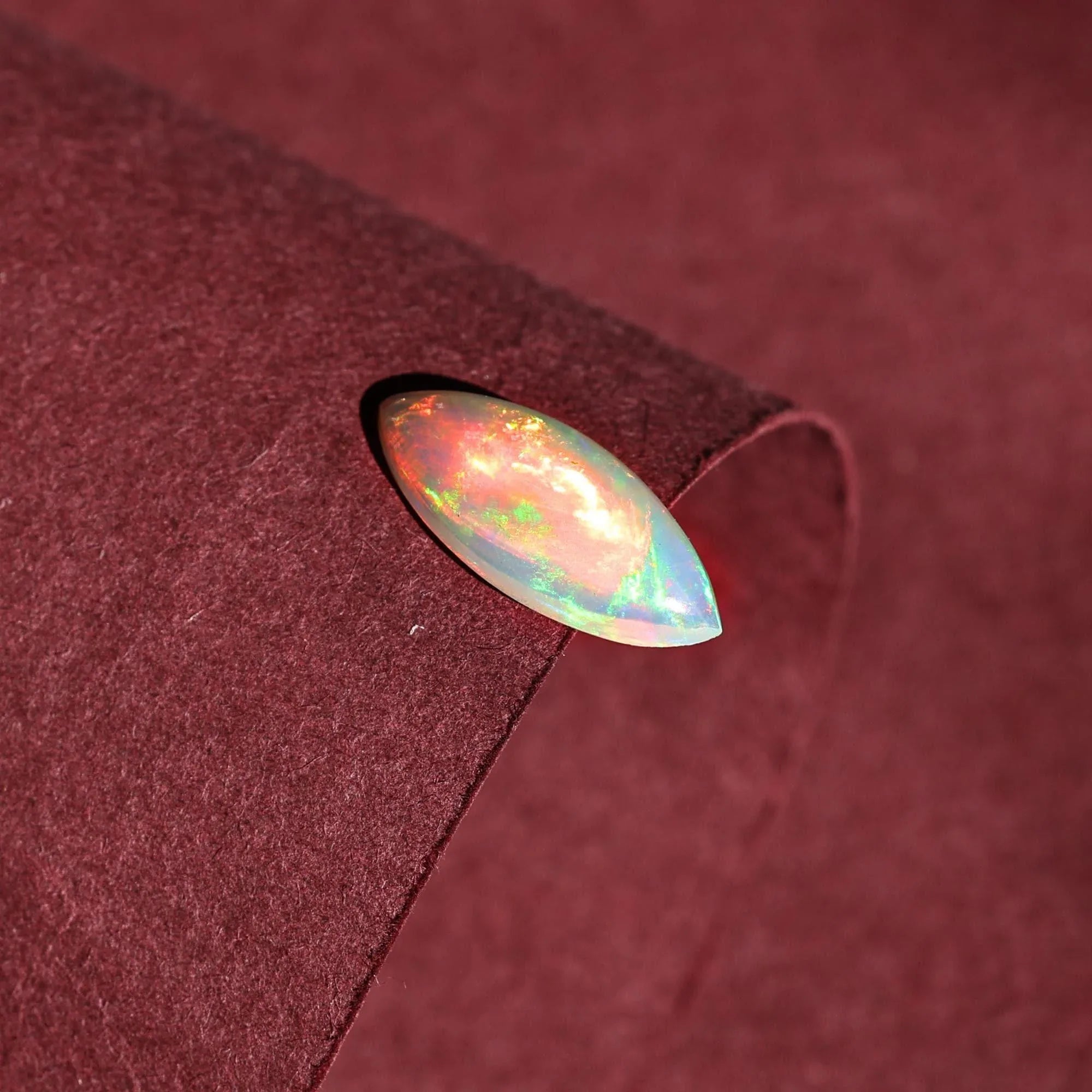 Marquise Ethiopian Opal Cabochon 1.60 Carat Loose Gemstone October Birthstone loose gemstones