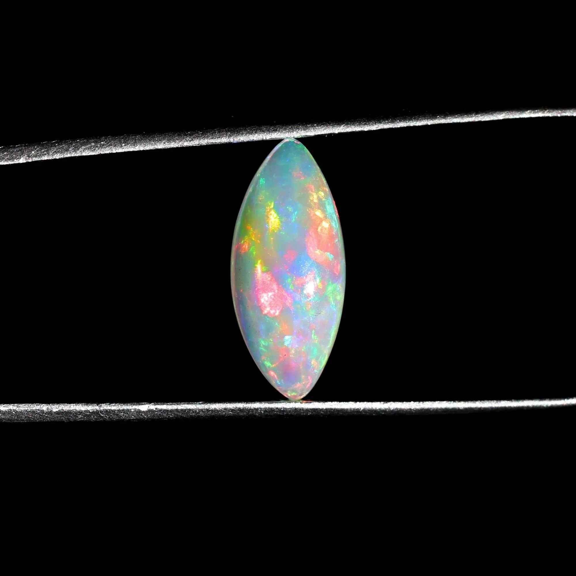 Ethiopian Opal Gemstone: 2.40 Carat Marquise Cabochon for Pendant Making loose gemstones