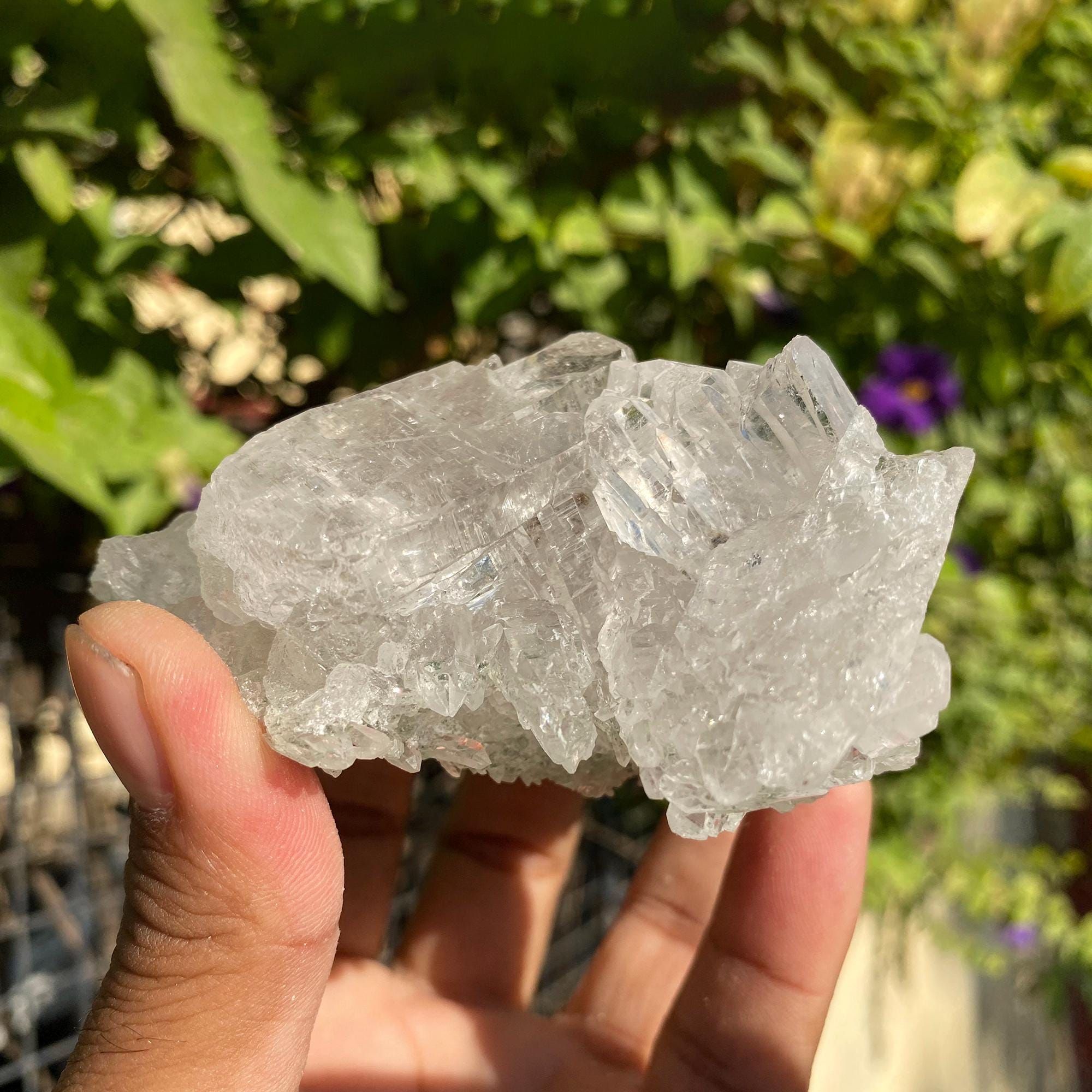 Himalayan Green Chlorite Quartz Crystal Rough - Manihar Healing Mineral 275gm