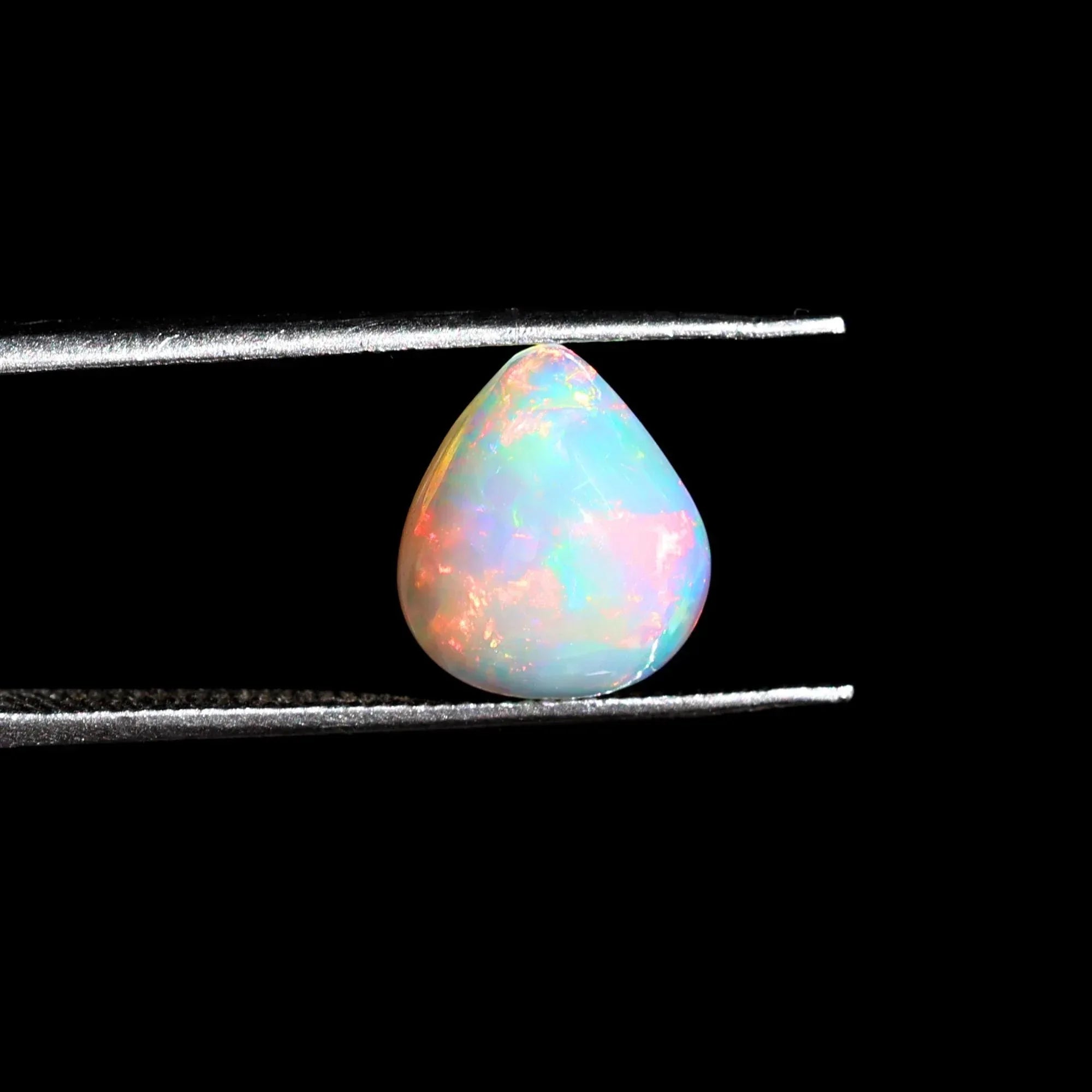 Natural AAA+ Grade White Ethiopian Opal Rainbow Fire Gemstones 2.10 Carat Wholesale Buy loose gemstones