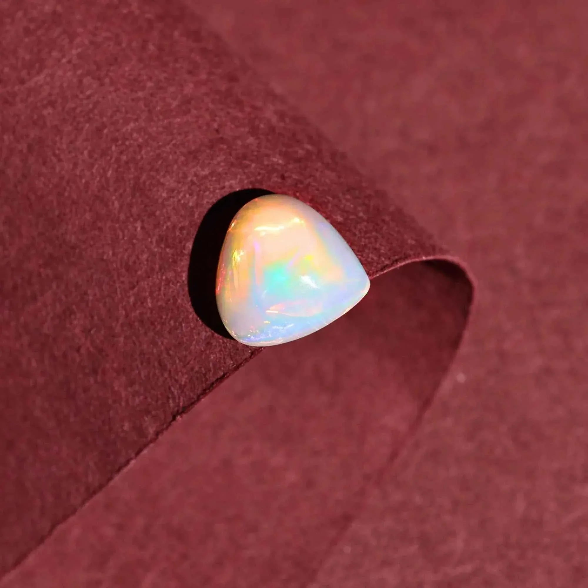 2.90 Carat Welo Fire Ethiopian Opal Cabochon - October Birthstone Gemstone loose gemstones