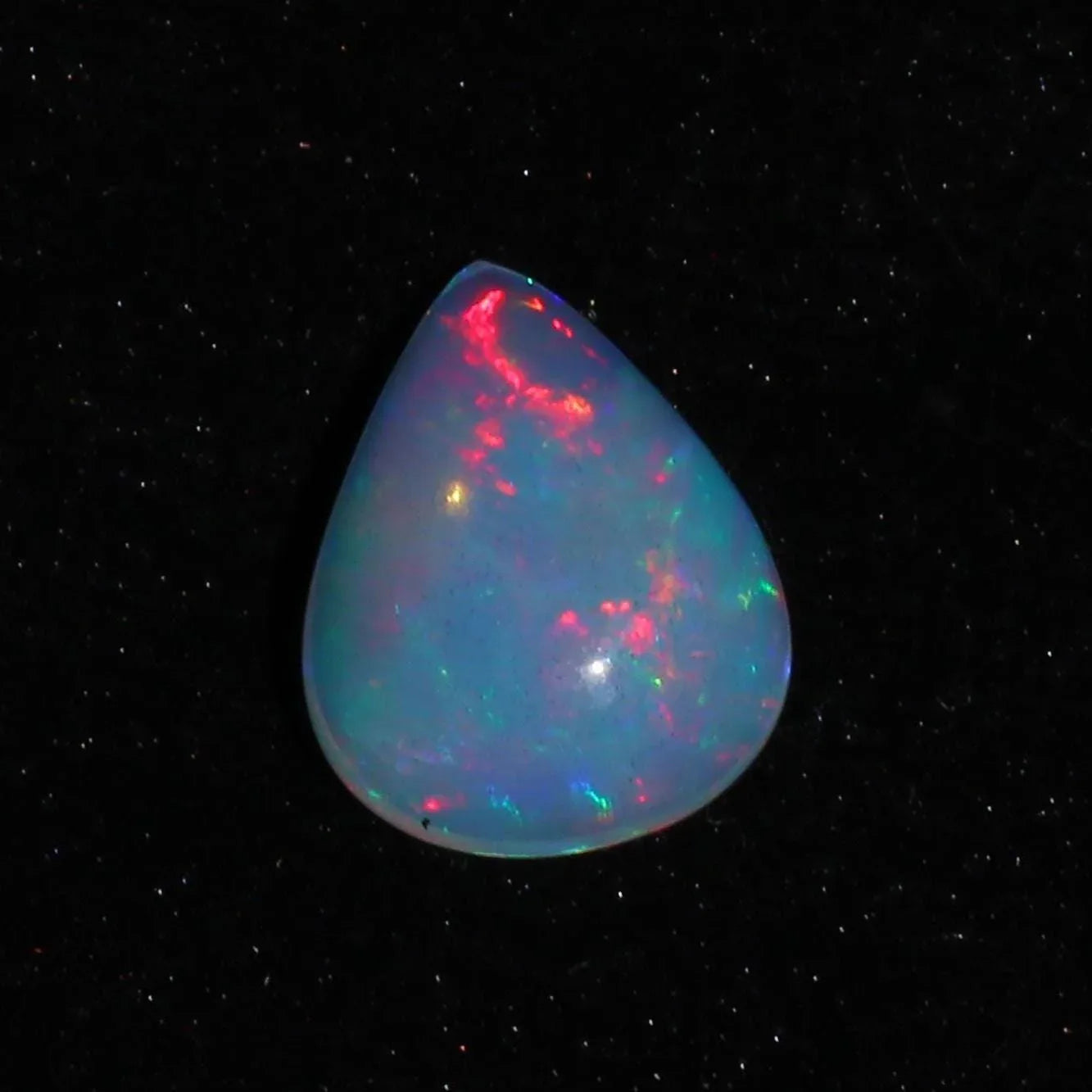 4.7ct Welo Opal Cabochon: Ethiopian White Fire Gemstone for Jewelry - Himalya Quartz