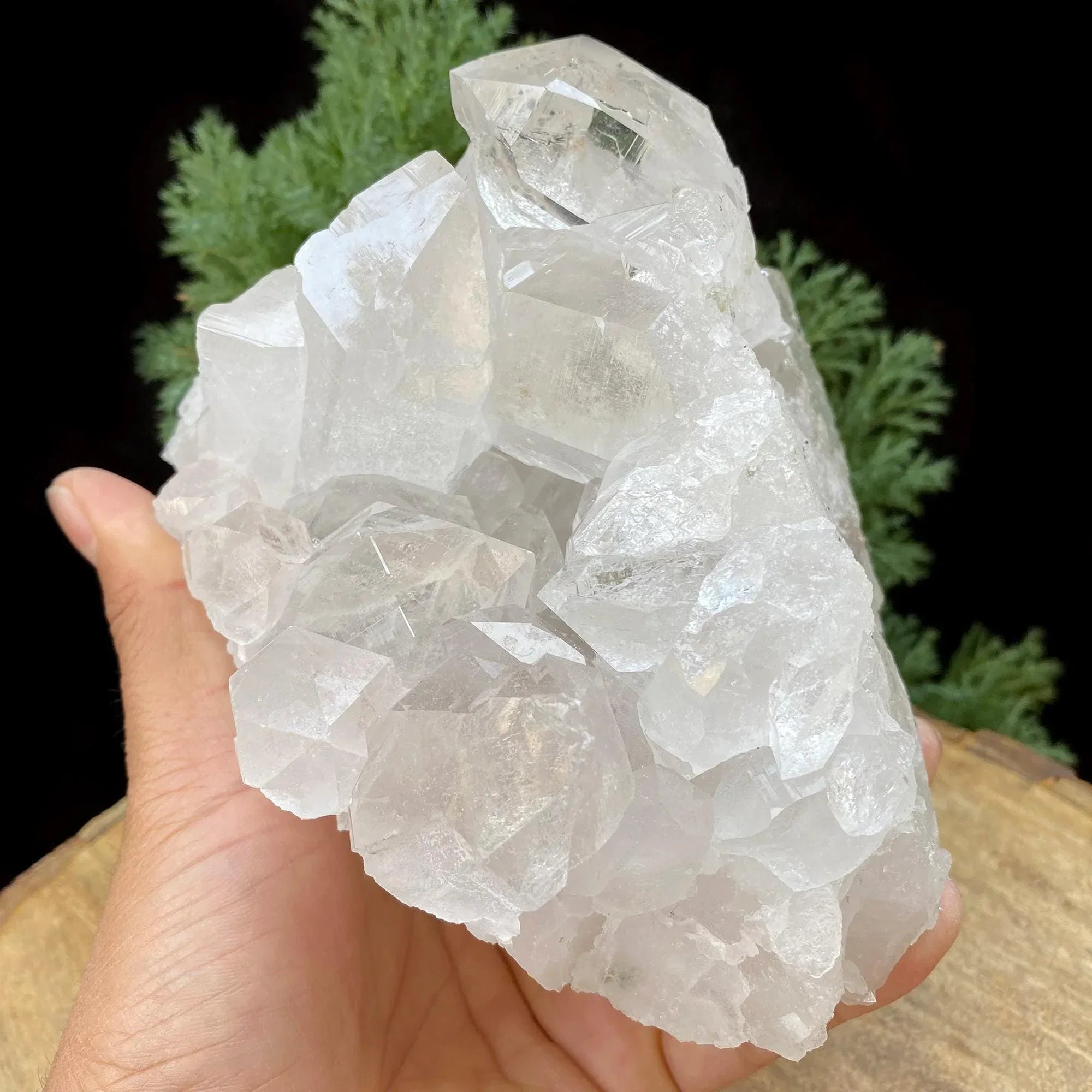 Himalayan Green Chlorite Quartz Crystal: Raw Mineral Specimen, 1.78kg Himalayan Quartz