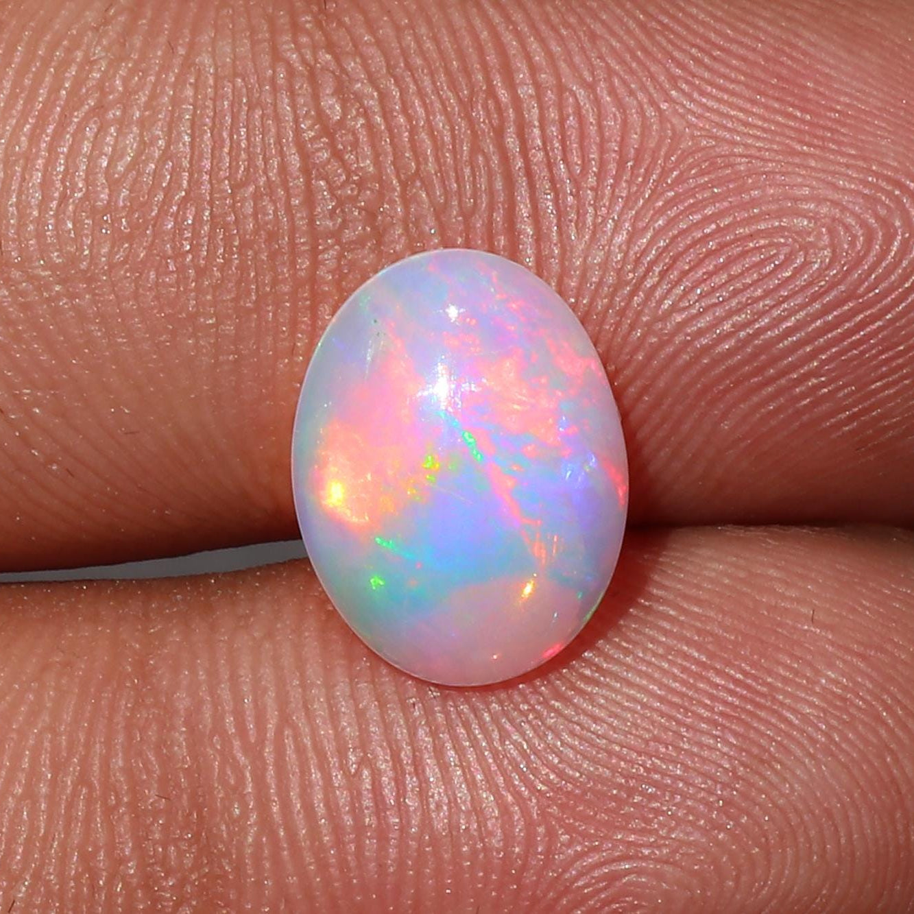 Ethiopian Welo Opal Cabochon: 9x12mm Oval Gemstone for Fine Jewelry
