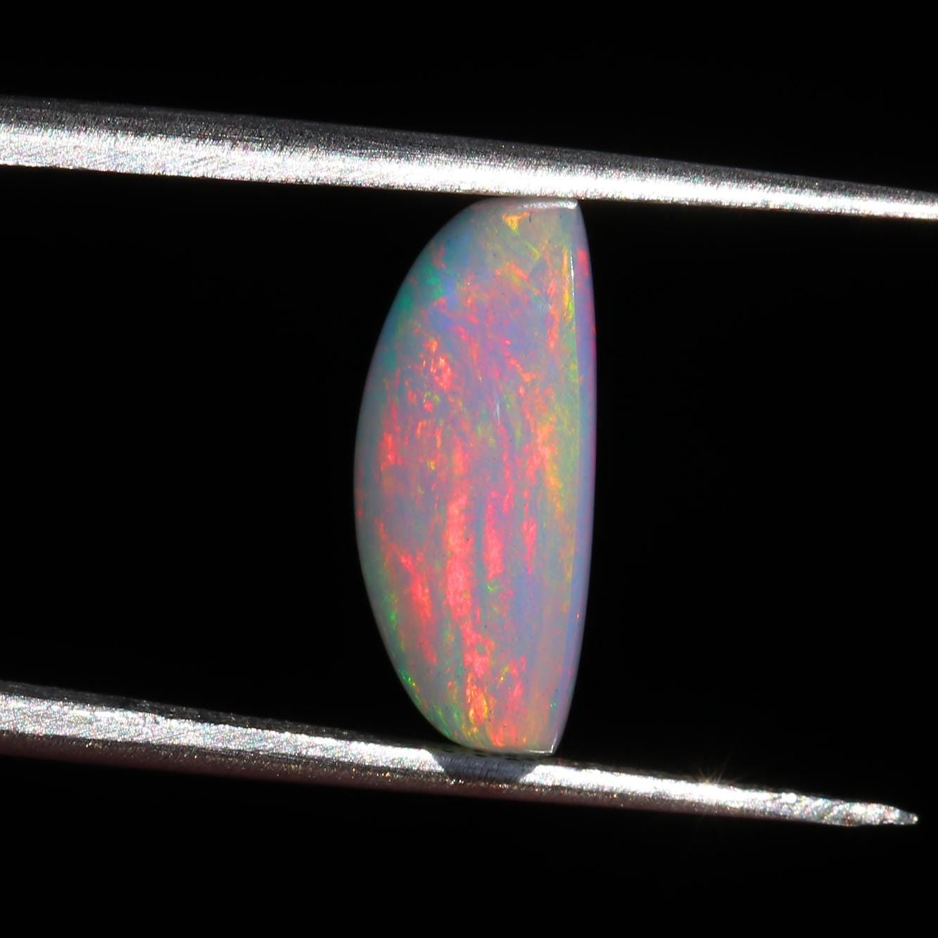 4.38 Carat Ethiopian Fire Opal Cabochon: Loose Gemstone for Jewelry, October Birthstone