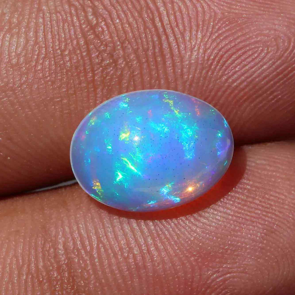 Ethiopian Fire Opal Gemstone 2.90 Cts Oval Cabochon for Stunning Jewelry Creations Loose Gemstones