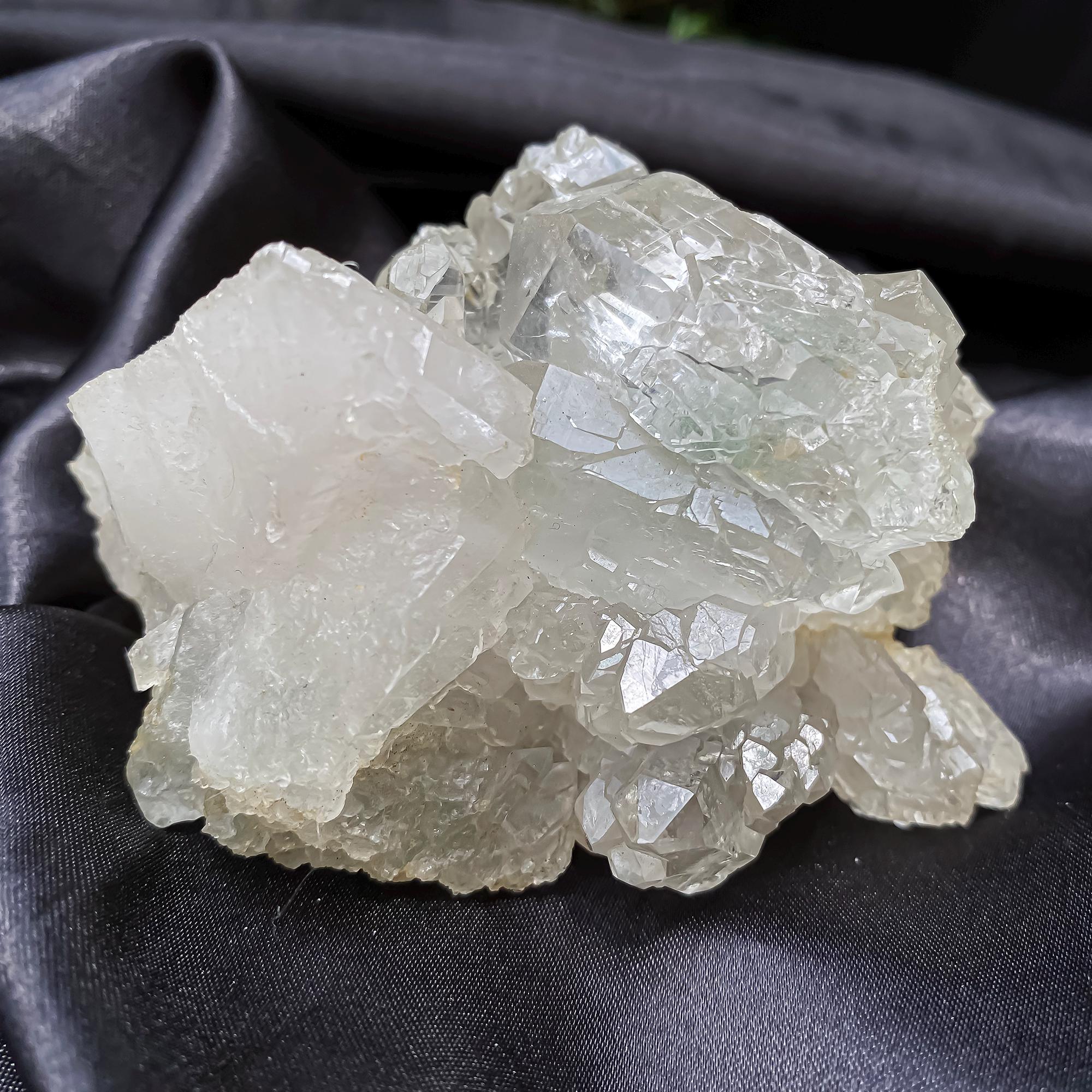 Himalayan Gwindel Quartz Crystal: Rare Twisted Quartz Cluster, 355g Mineral Specimen Rough