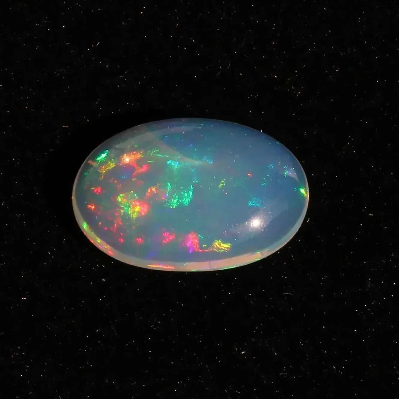 Welo Opal Stone: 5.95 ct Ethiopian Cabochon for Jewelry loose gemstones