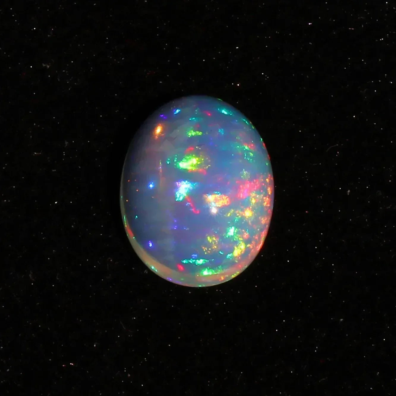 Ethiopian Welo Opal Cabochon: 5.4ct Oval Gemstone for Jewelry Making loose gemstones