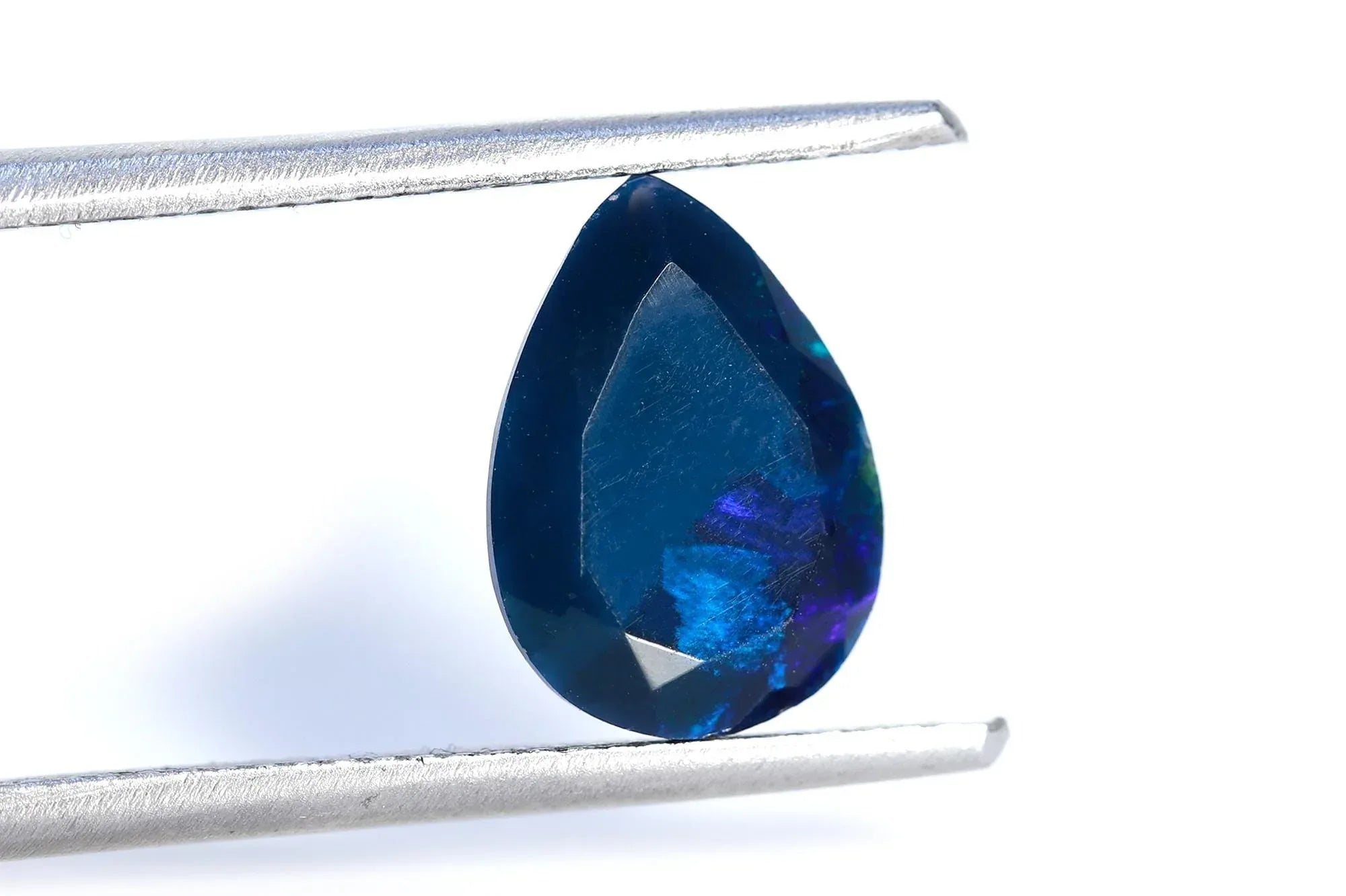 Ethiopian Welo Opal Gemstone: 1.79ct Pear Cabochon, 8x11mm loose gemstones