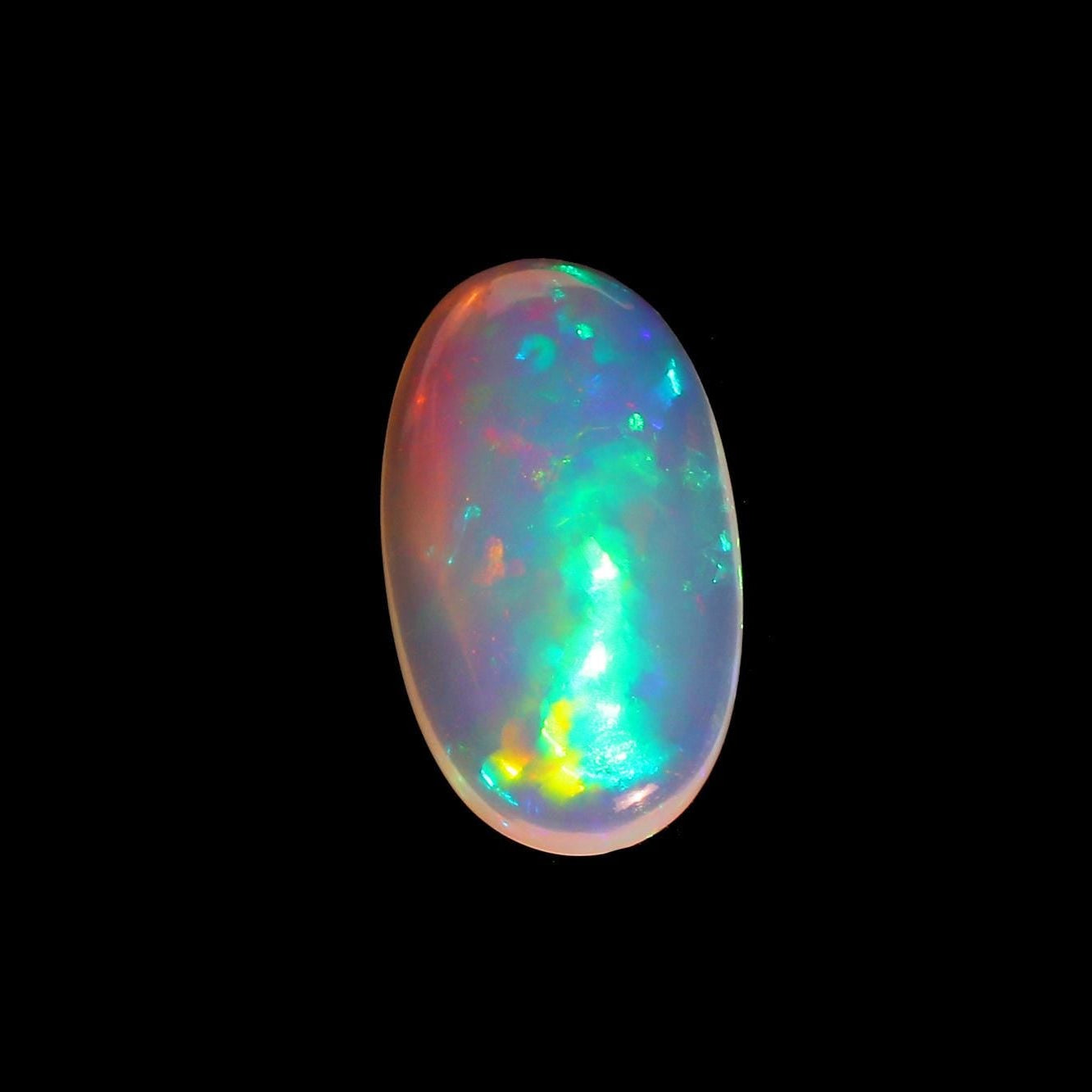 Ethiopian Welo Opal Cabochon: 11x20mm Natural Fire Opal Gemstone