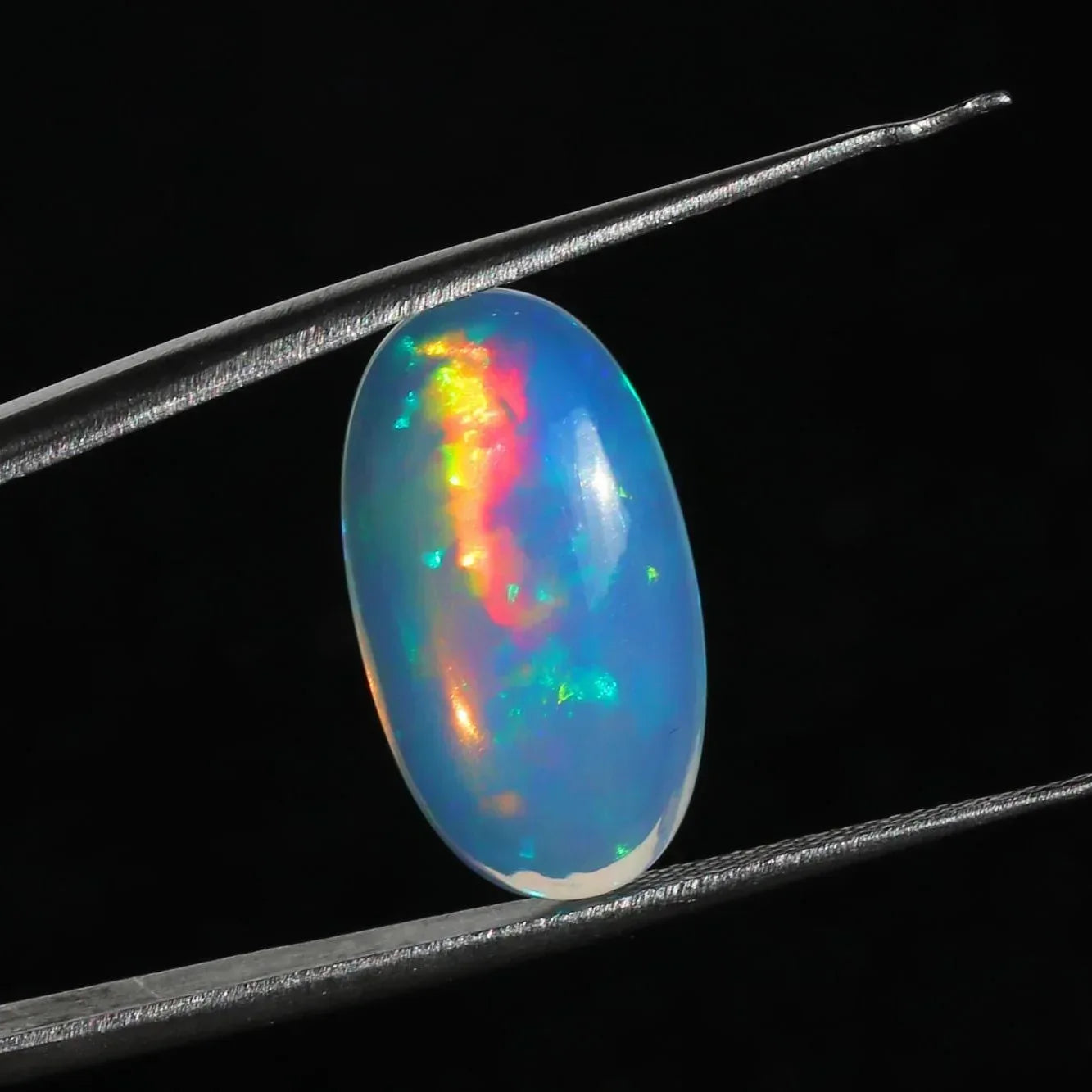 Ethiopian Welo Opal Cabochon: 11x20mm Natural Fire Opal Gemstone loose gemstones