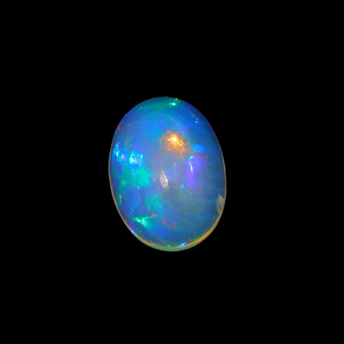 Ethiopian Welo Opal Cabochon: AAA+ Grade Gemstone, 15x11 mm