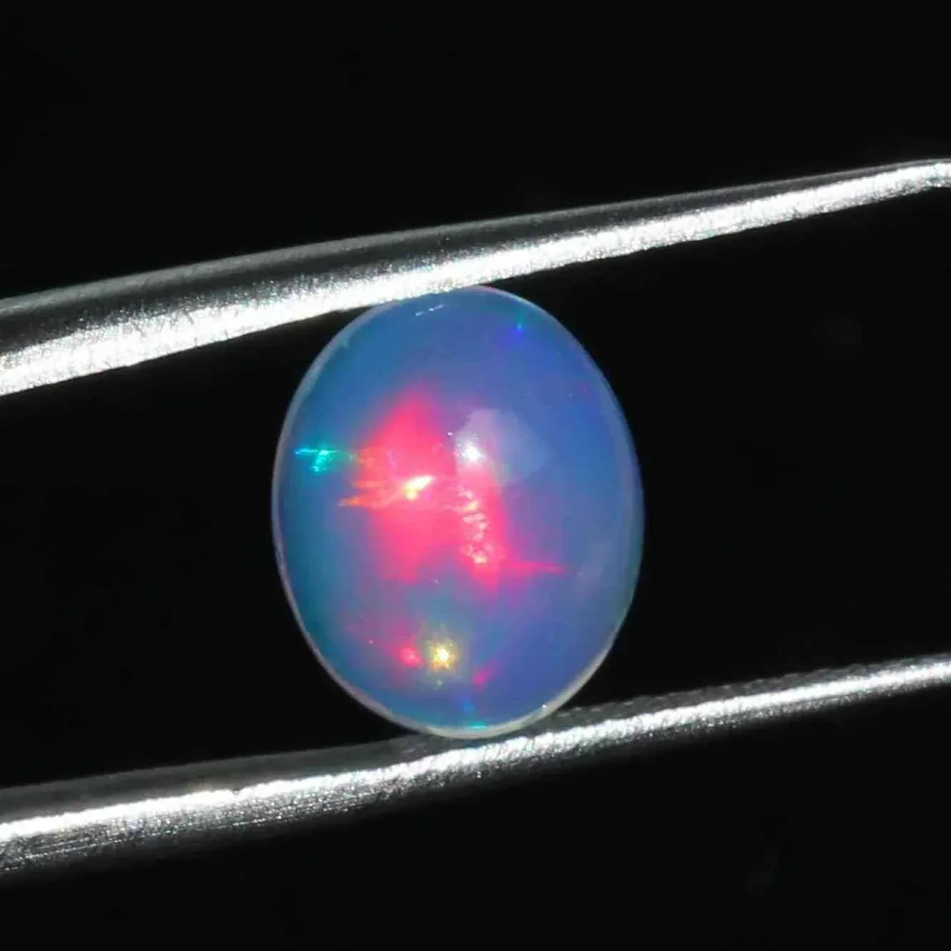 Ethiopian Welo Opal Cabochon 1.85 Cts Natural Fire Stone 9x11 mm loose gemstones