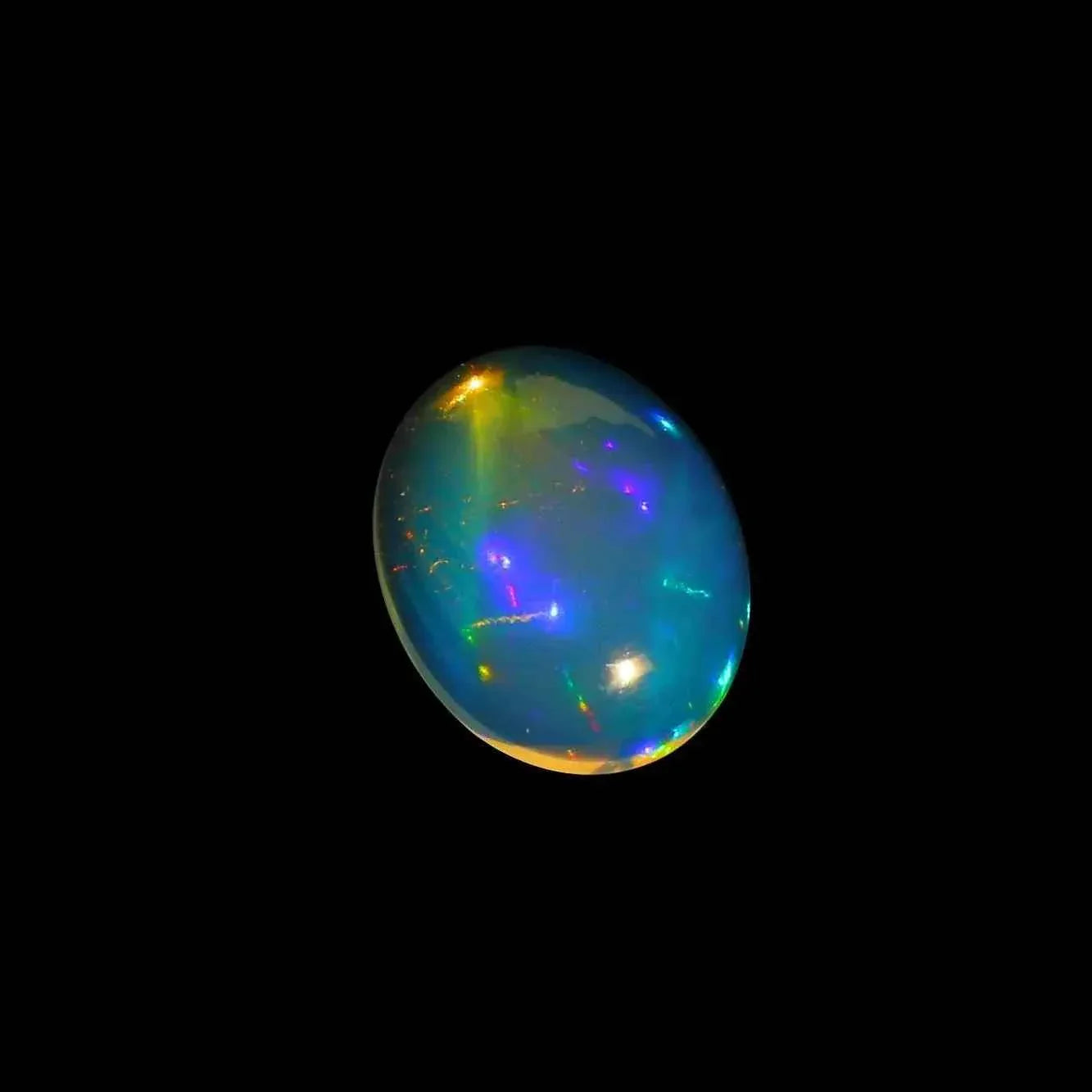 AAA Ethiopian Welo Opal Cabochon 2.50ct Loose Gemstone October Birthstone Jewelry loose gemstones