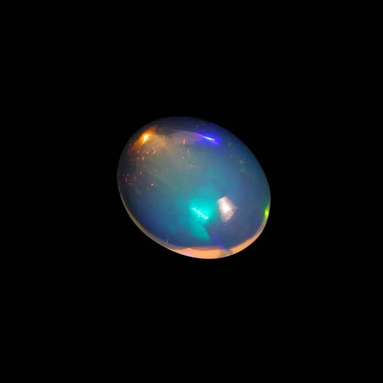 Ethiopian Welo Opal Cabochon 2.51 ct Oval Gemstone - October Birthstone loose gemstones