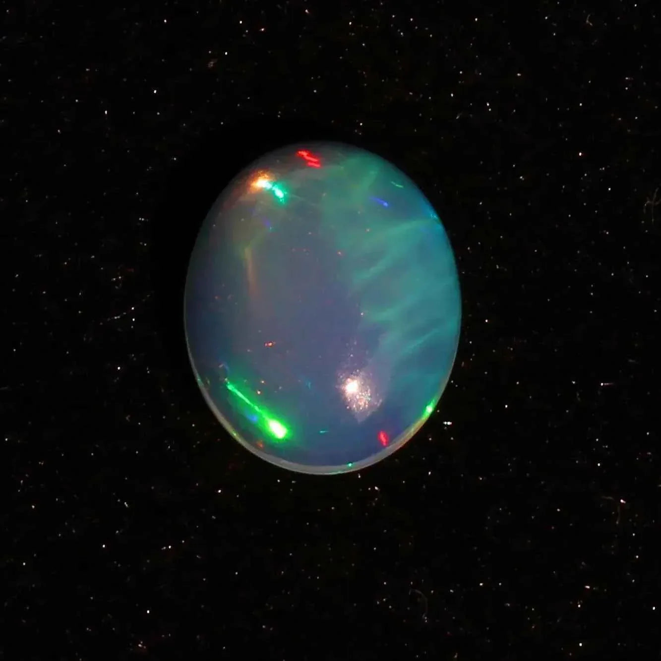 Welo Ethiopian Opal October Birthstone Gemstone Cabochon 2.2 ct for Jewelry loose gemstones