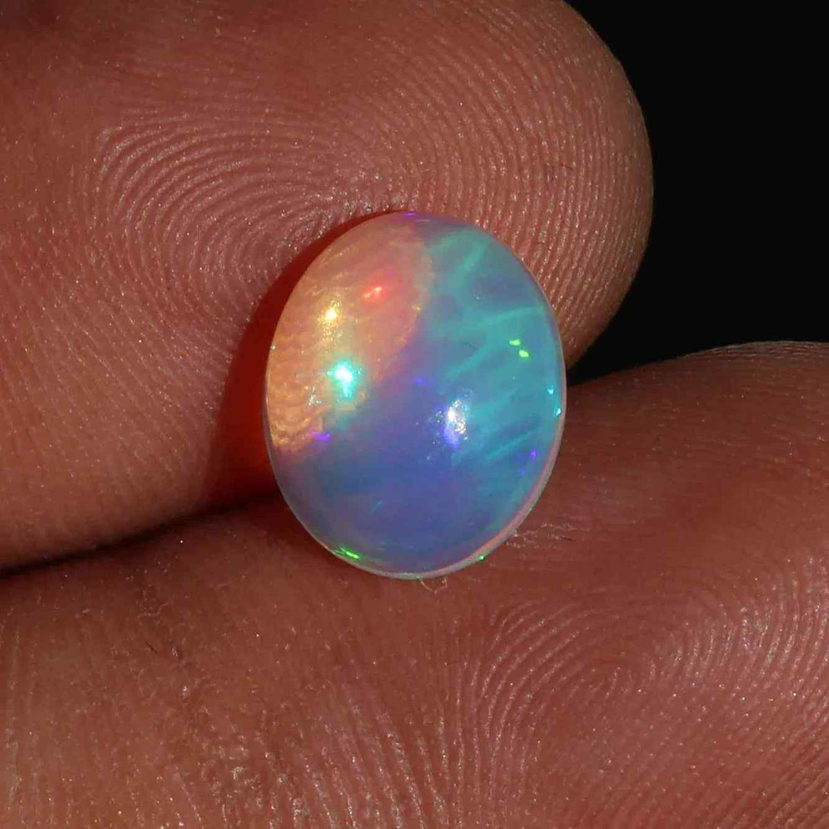 Welo Ethiopian Opal October Birthstone Gemstone Cabochon 2.2 ct for Jewelry Loose Gemstones