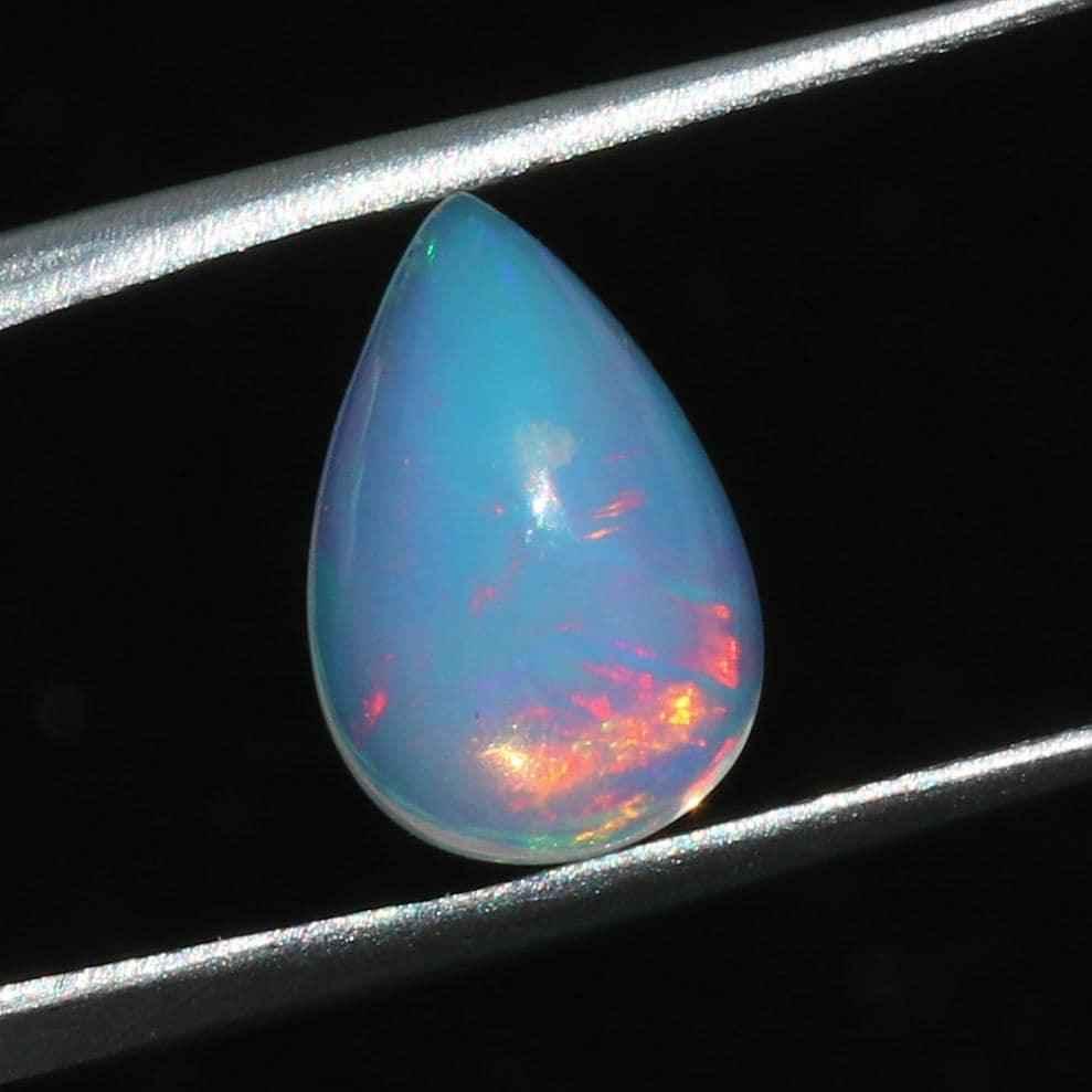 Ethiopian Welo Opal Cabochon Pear Shape Gemstone 2.18 Cts loose gemstones