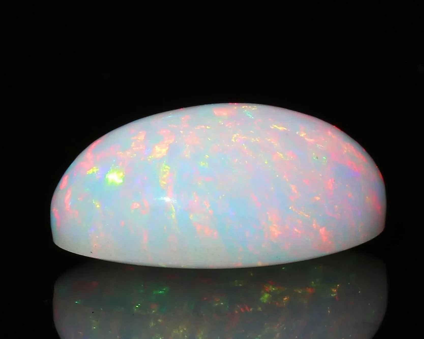 Ethiopian Opal Cabochon 7.98 ct Welo Gemstone for Unique Jewelry Making loose gemstones