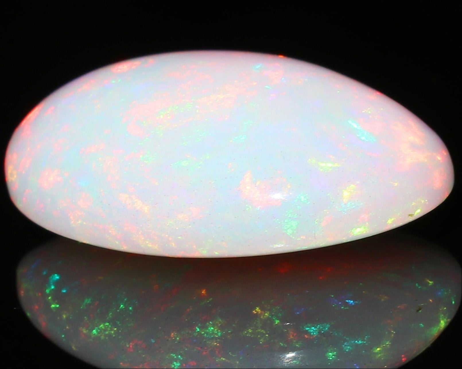 Welo Ethiopian Opal Cabochon: 19.02 ct Loose Gemstone, October Birthstone