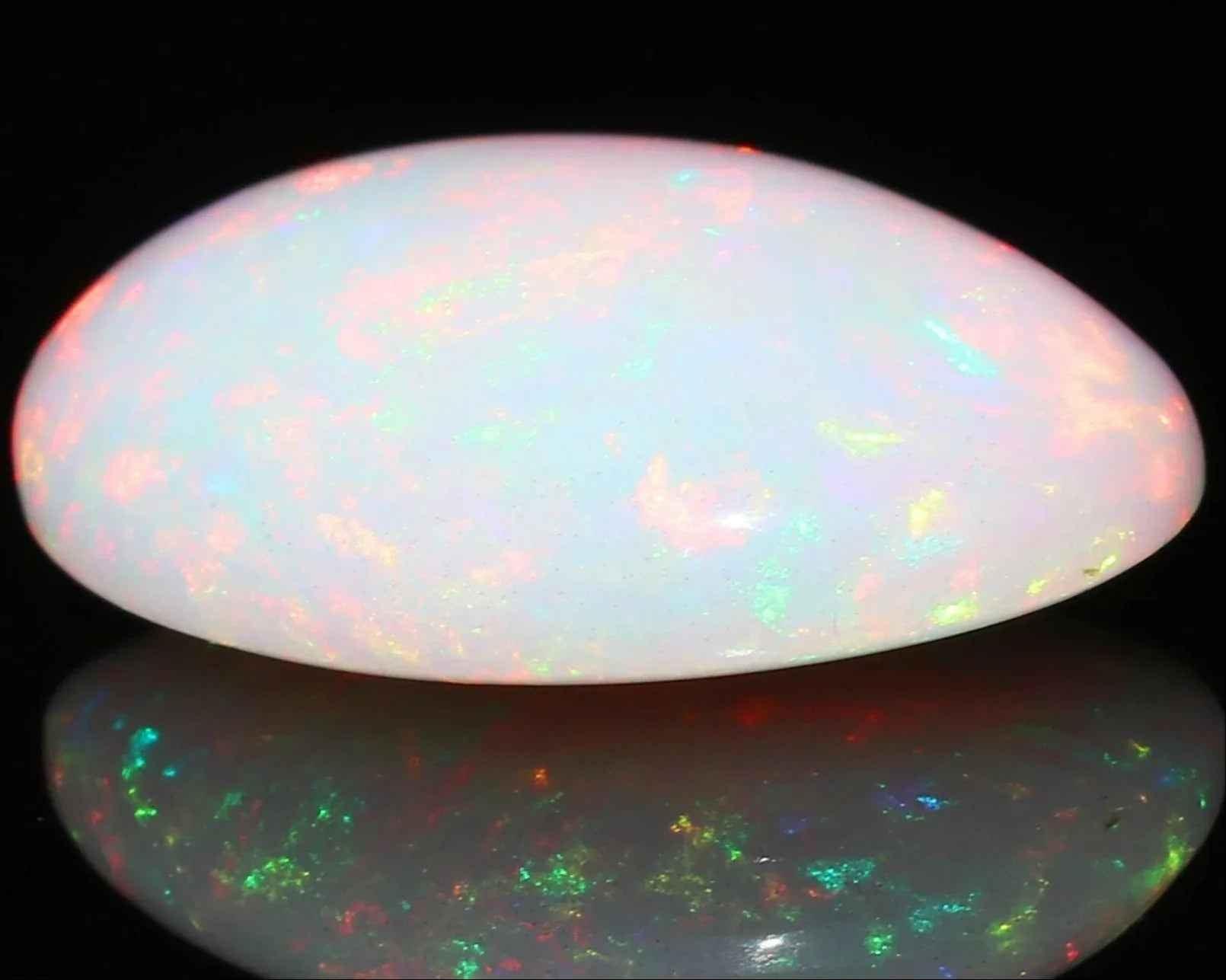 Welo Ethiopian Opal October Birthstone Cabochon - 19.02 ct Loose Gemstone loose gemstones