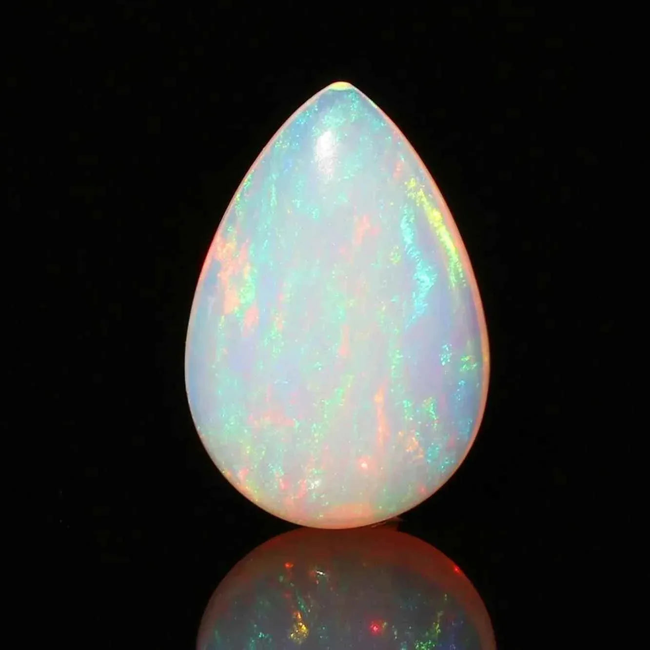 Ethiopian Welo Opal Cabochon: AAA Grade Multi-Fire Gemstone, 11x16mm loose gemstones