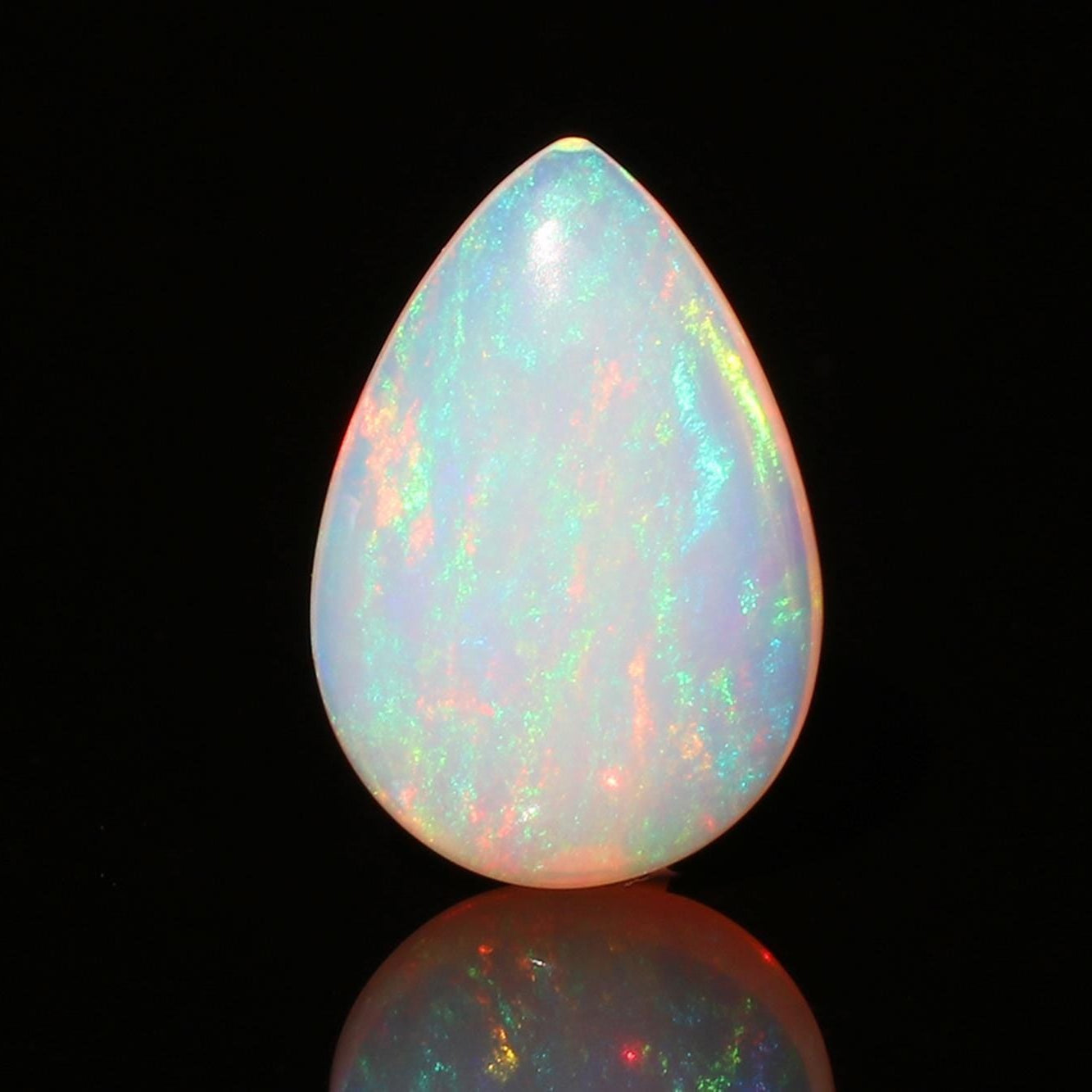 Ethiopian Welo Opal Cabochon: AAA Grade Multi-Fire Gemstone, 11x16mm