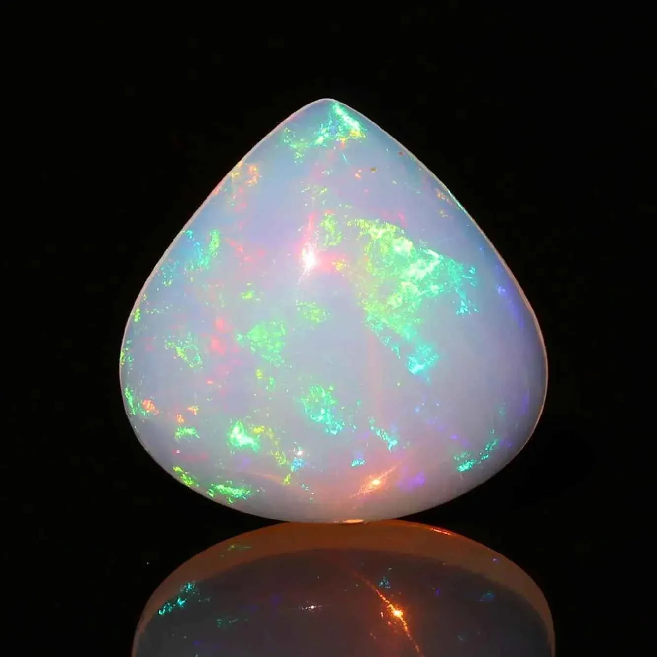 Ethiopian Welo Opal Heart Shape 8.88 Ct Cabochon Gemstone for Jewelry loose gemstones