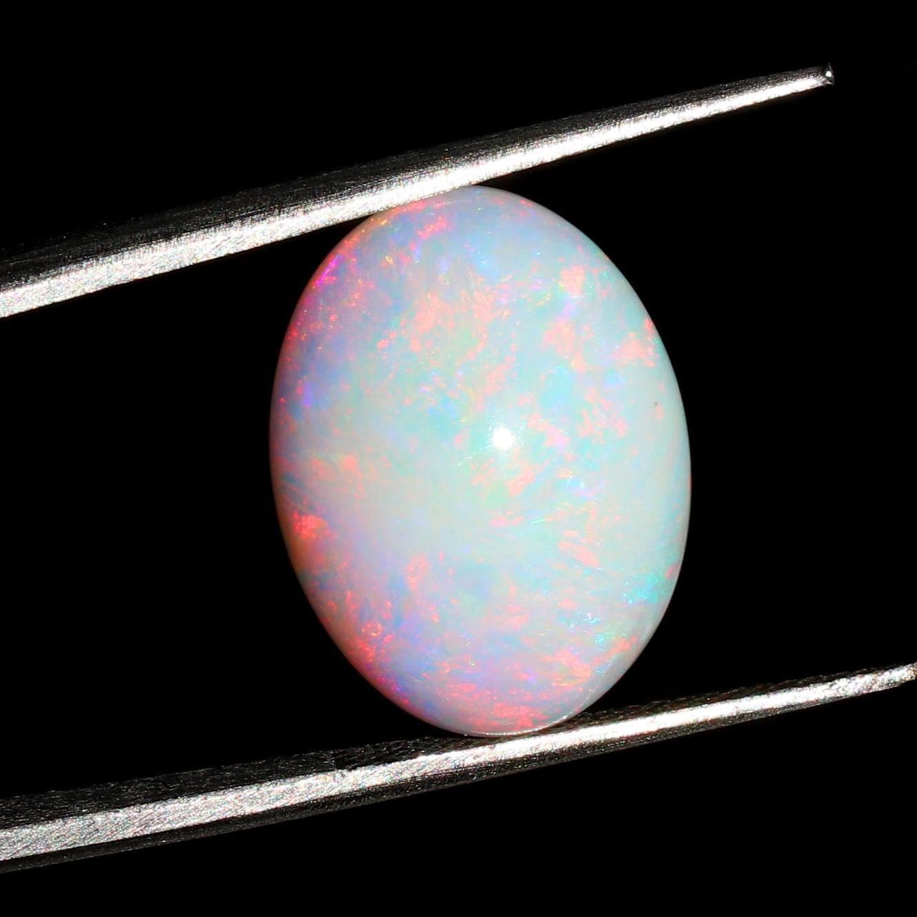 Ethiopian Welo Opal Cabochon: Oval Gemstone, October Birthstone, 10.53 Cts