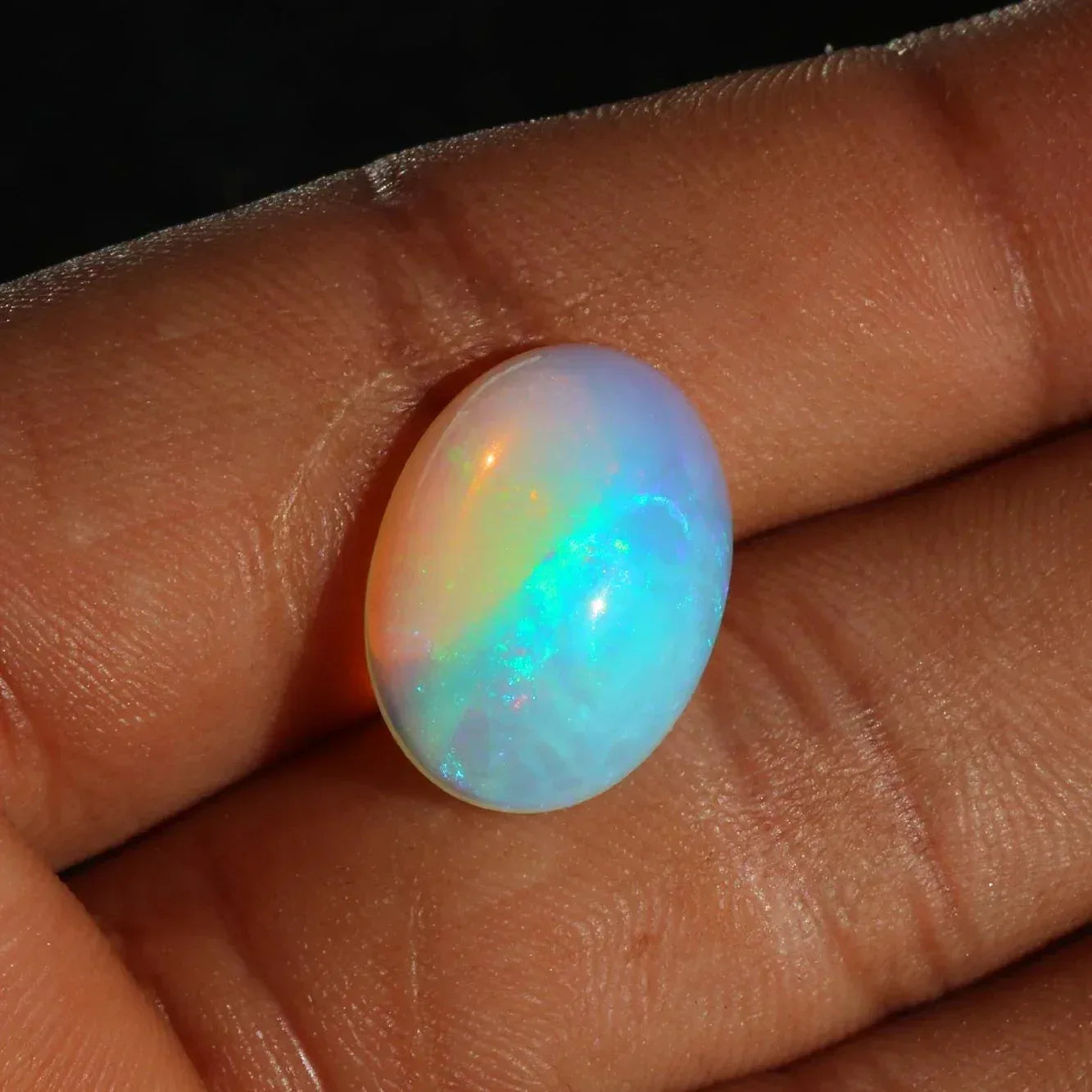 Ethiopian Welo Opal Cabochon: 14x19mm Natural Gemstone for Jewelry loose gemstones