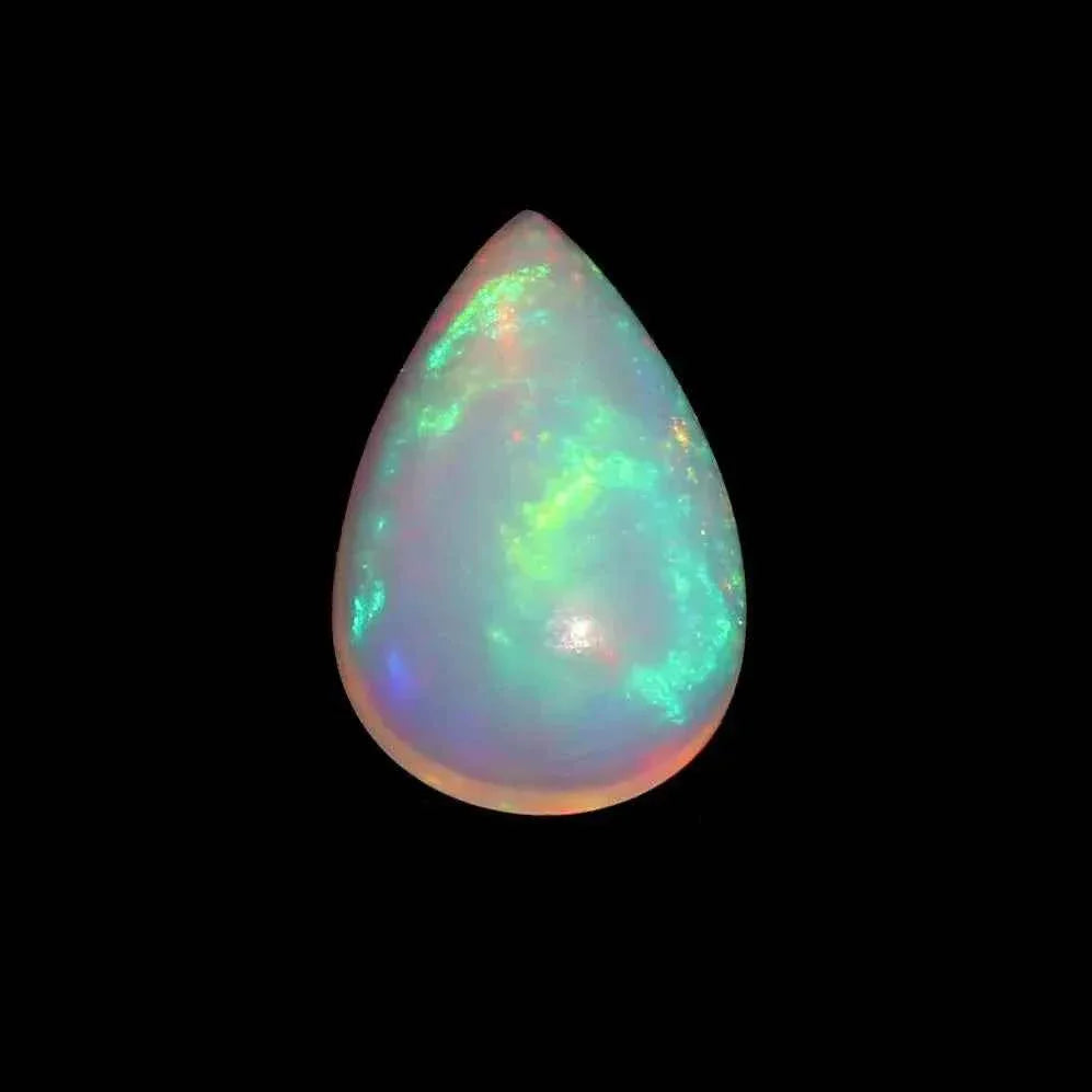 Welo Ethiopian Opal Cabochon Pear Shape Gemstone 12x8mm loose gemstones